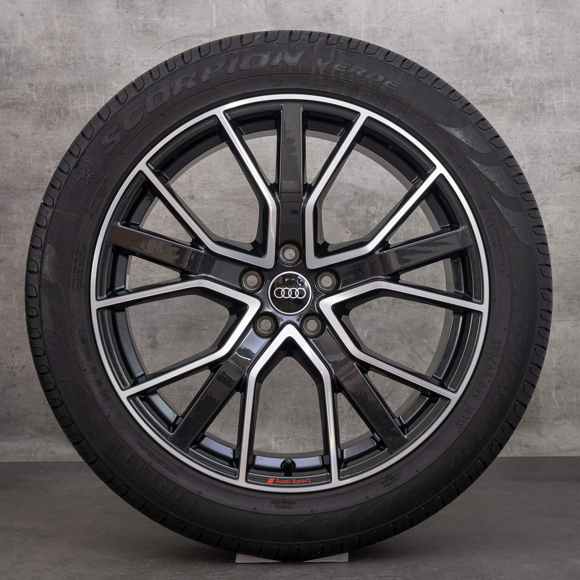 Audi 20 inch rims Q5 SQ5 FY alloy summer tires wheels 80A601025BP