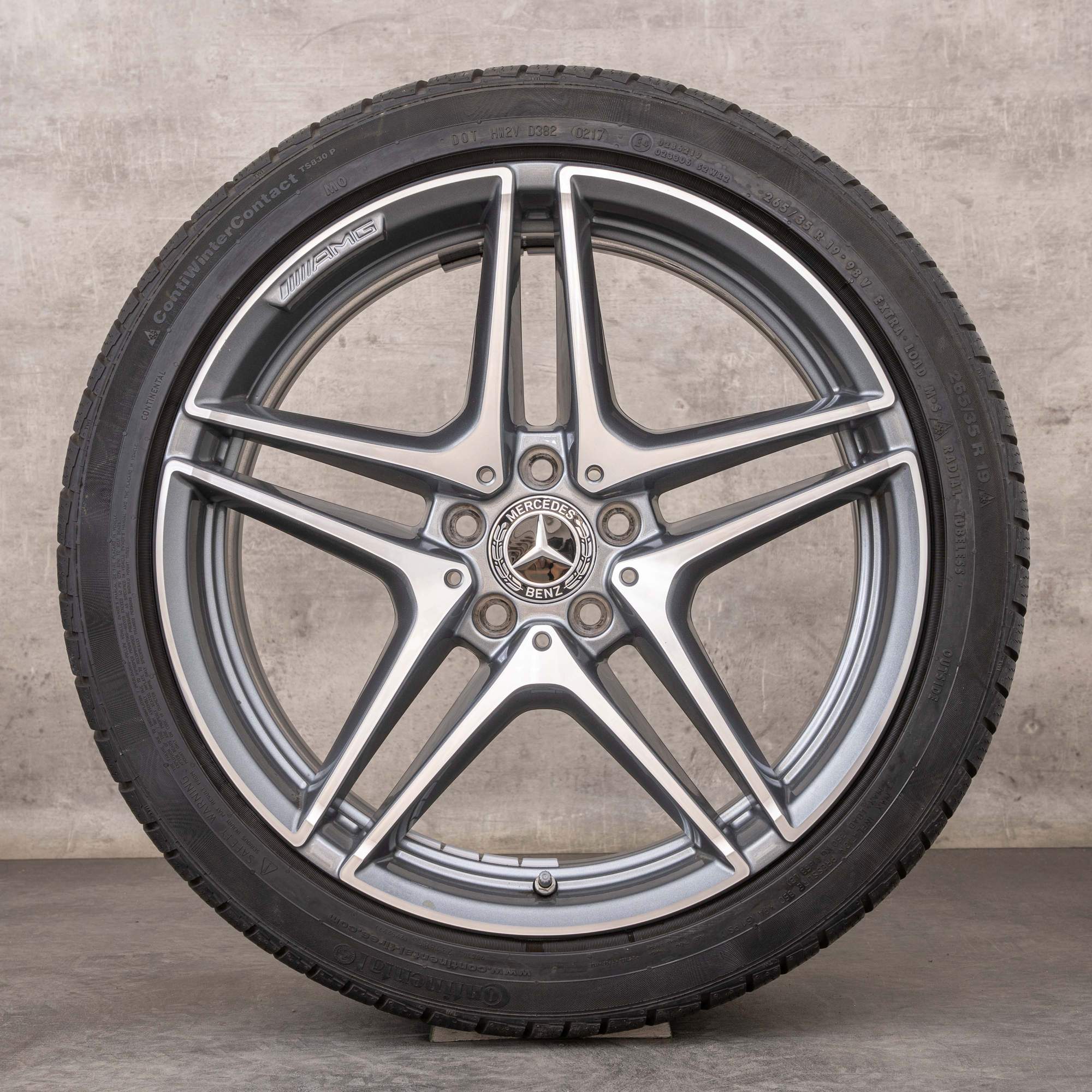 OEM Mercedes Benz C Class C63 S AMG Winter Wheels 19 Inch W205 S205 OEM Mercedes Benz C Class C63 S AMG Winter Wheels 19 Inch W205 S205