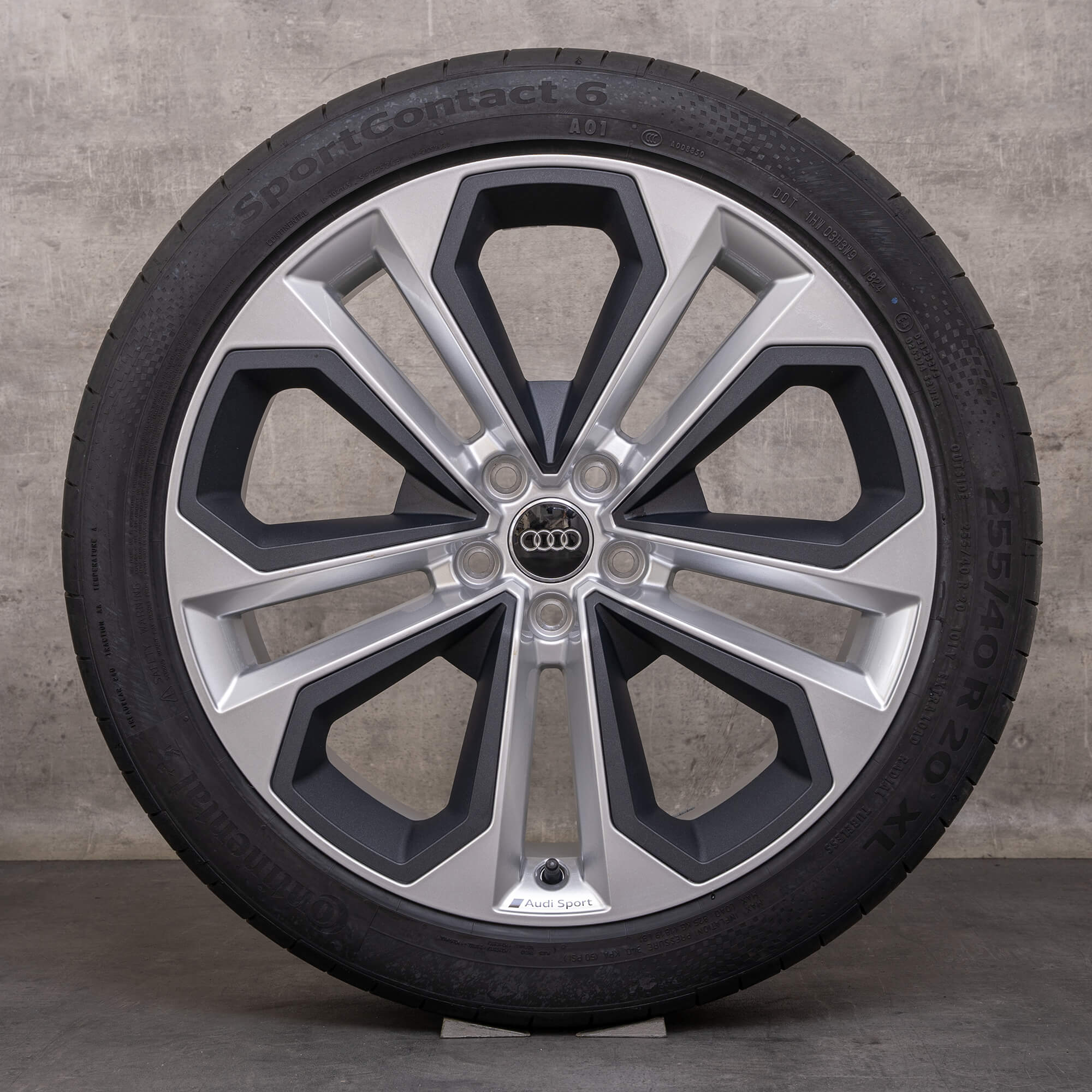 Original Audi Q3 RS & Sportback hjul 20 tum F3 Sommerrder 83A601025E silver