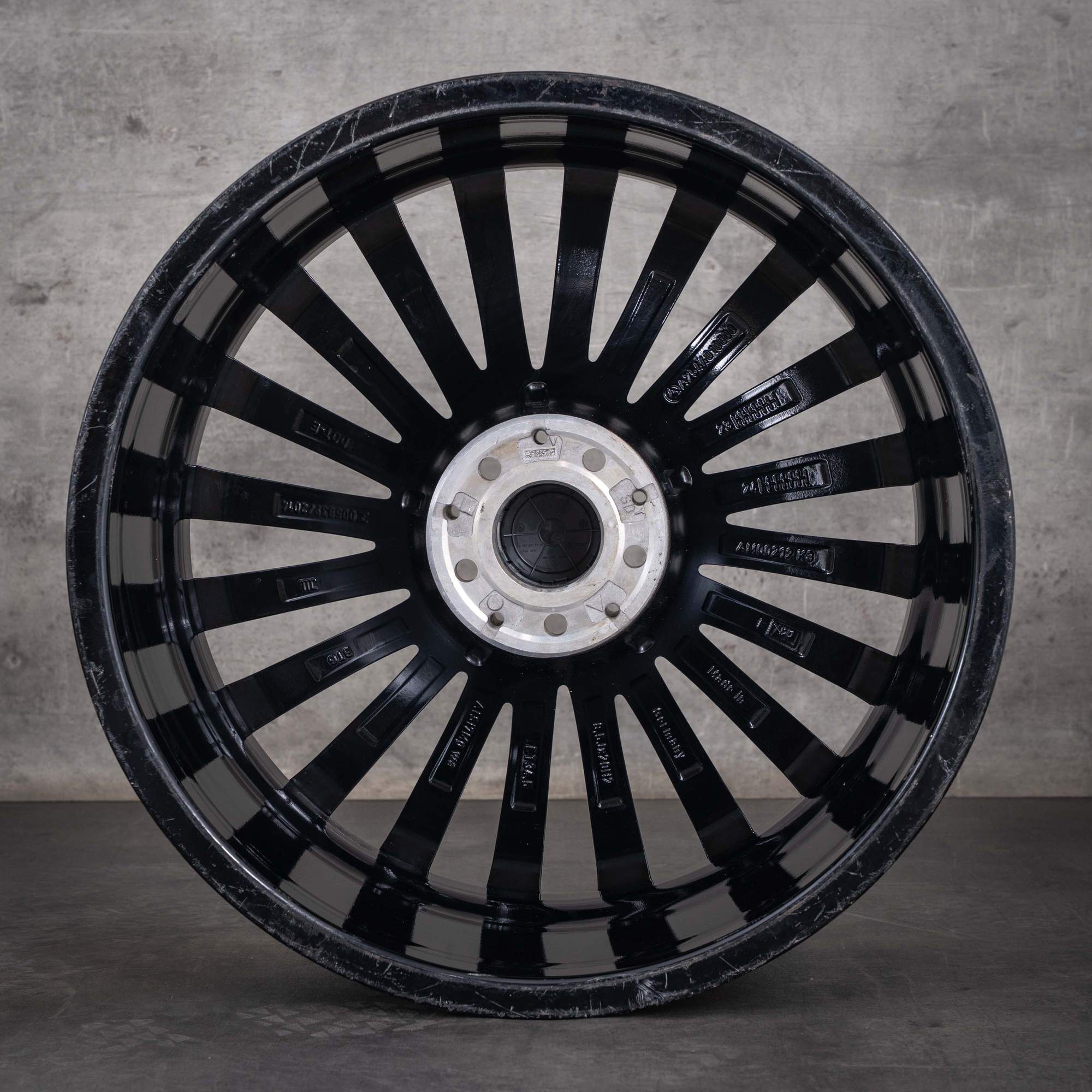 Jantă originală Mercedes-Benz GLC AMG de 20 inch X254 C254 A2544010800 neagră diamantată