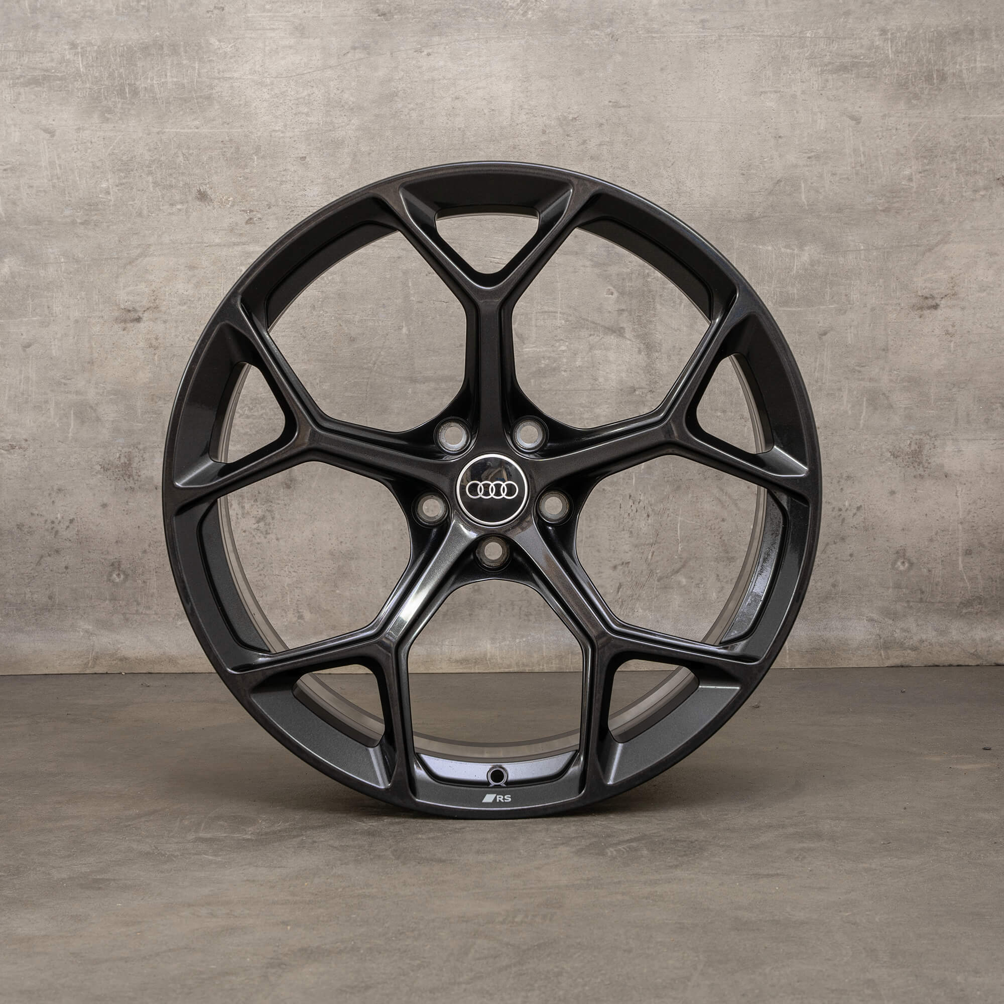 Jantes genuínas Audi RS4 B9 8W RS5 F5 de 20 polegadas 8W0601025GJ Competition preto 9 x ET22