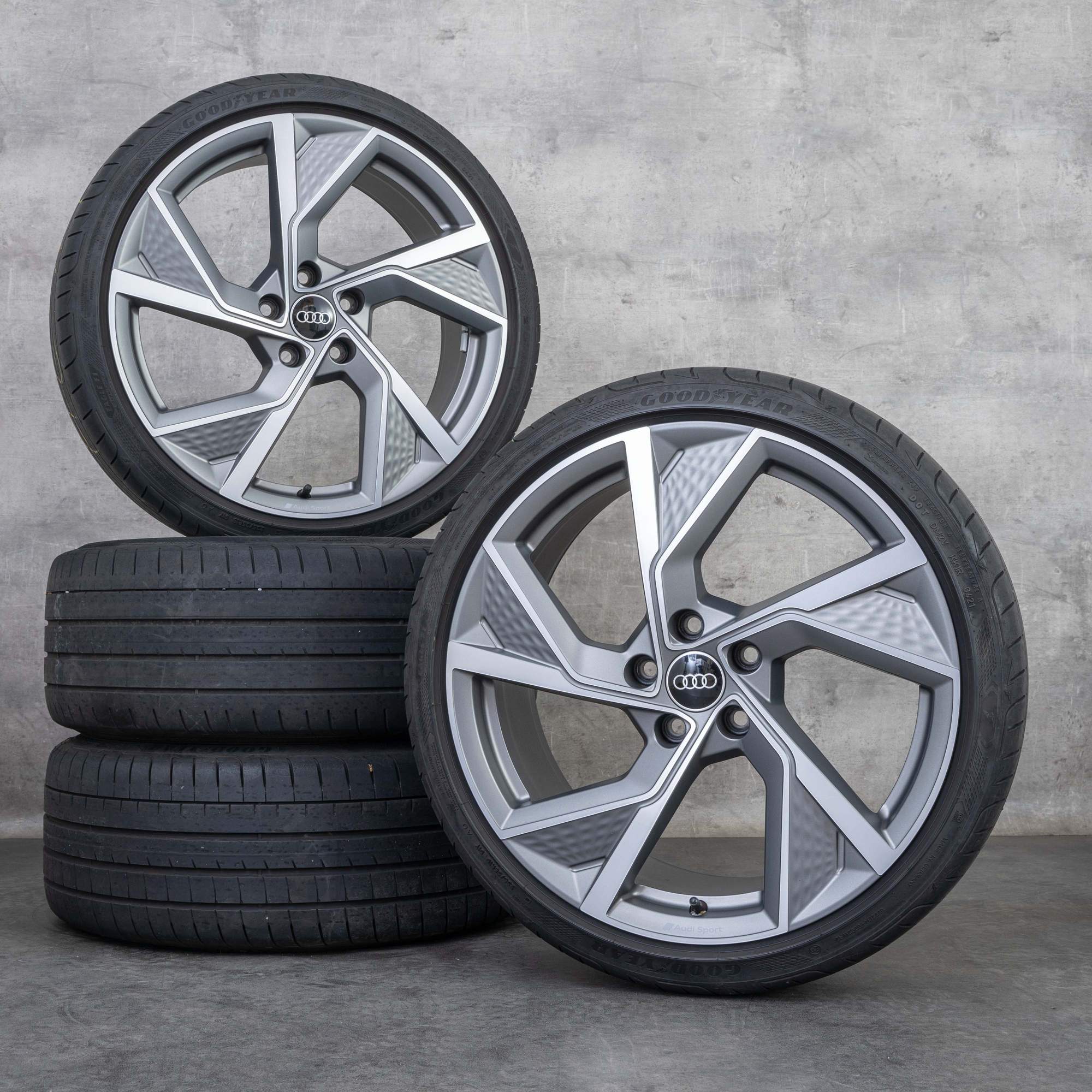 Orijinal Audi A3 S3 jantlar 19 inç 8Y 8V yaz jant lastik 8Y0601025Q titan mat diamond
