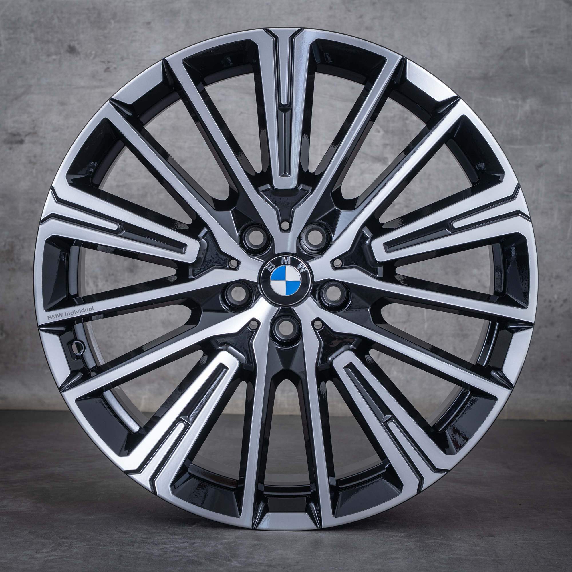 Oryginał BMW X1 iX1 X2 iX2 koła 20 cali U11 U10 letnie stylizowane 869 6898042 czarne polerowane NOWOŚĆ