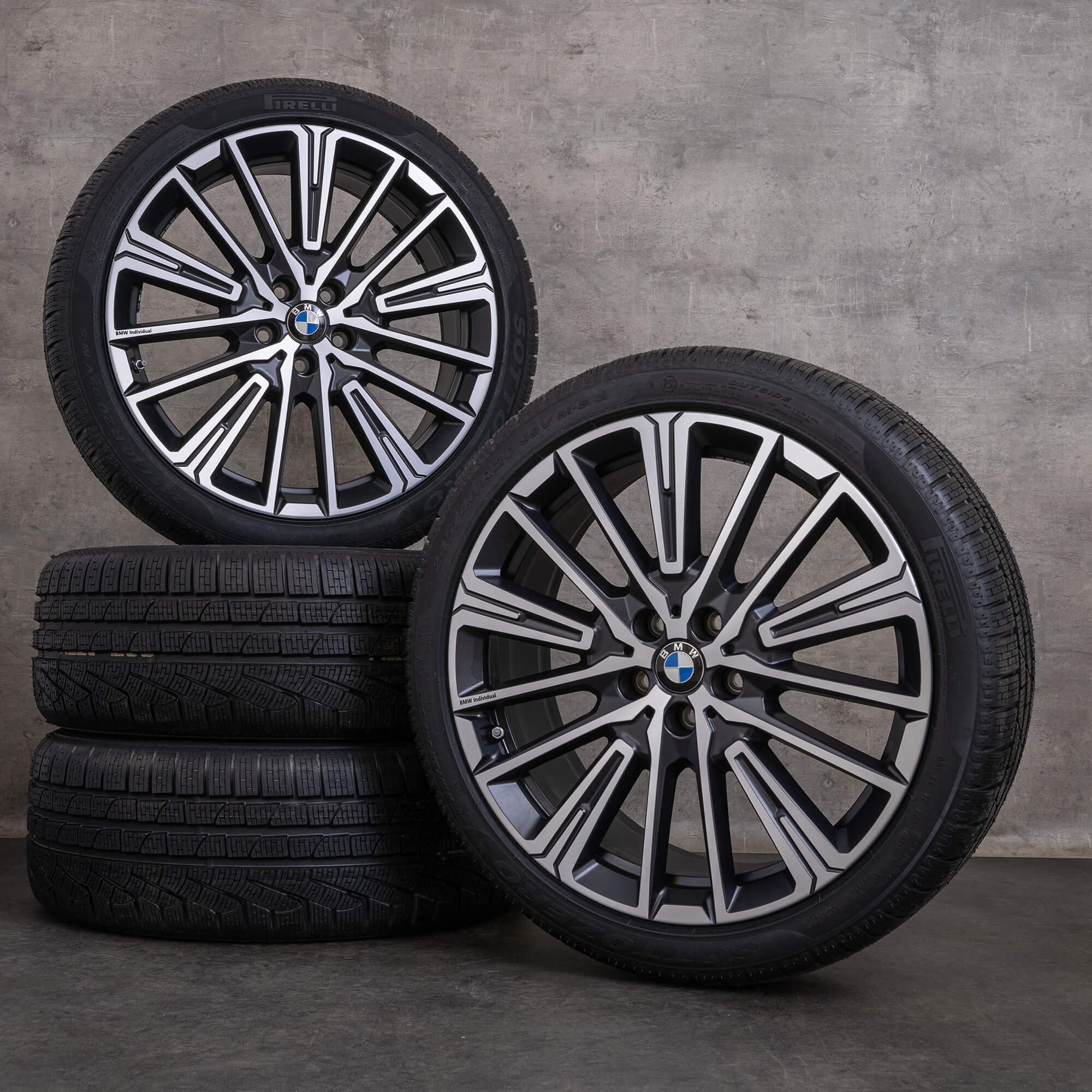 OEM BMW X1 iX1 X2 iX2 winter wheels 20inch U11 U10 rims styling 869 6898042 frozen midnight diamond cut