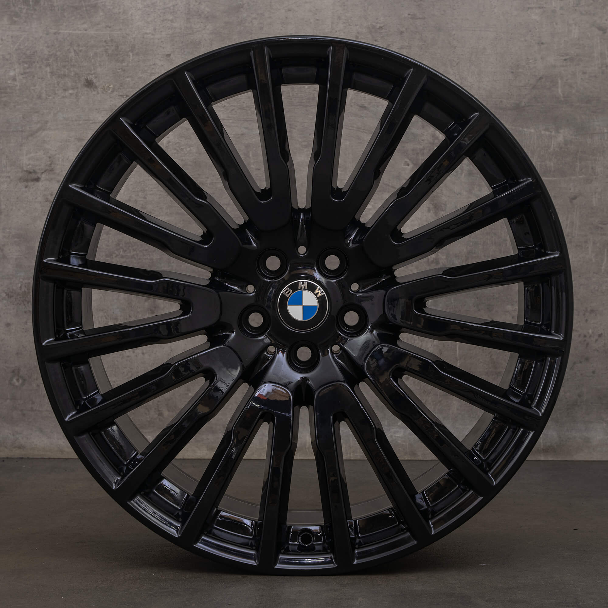 Originale BMW 6-serie 7-serie felger 21 tommer GT G32 G11 G12 6869013 6869014 Styling 629 svart høyglans