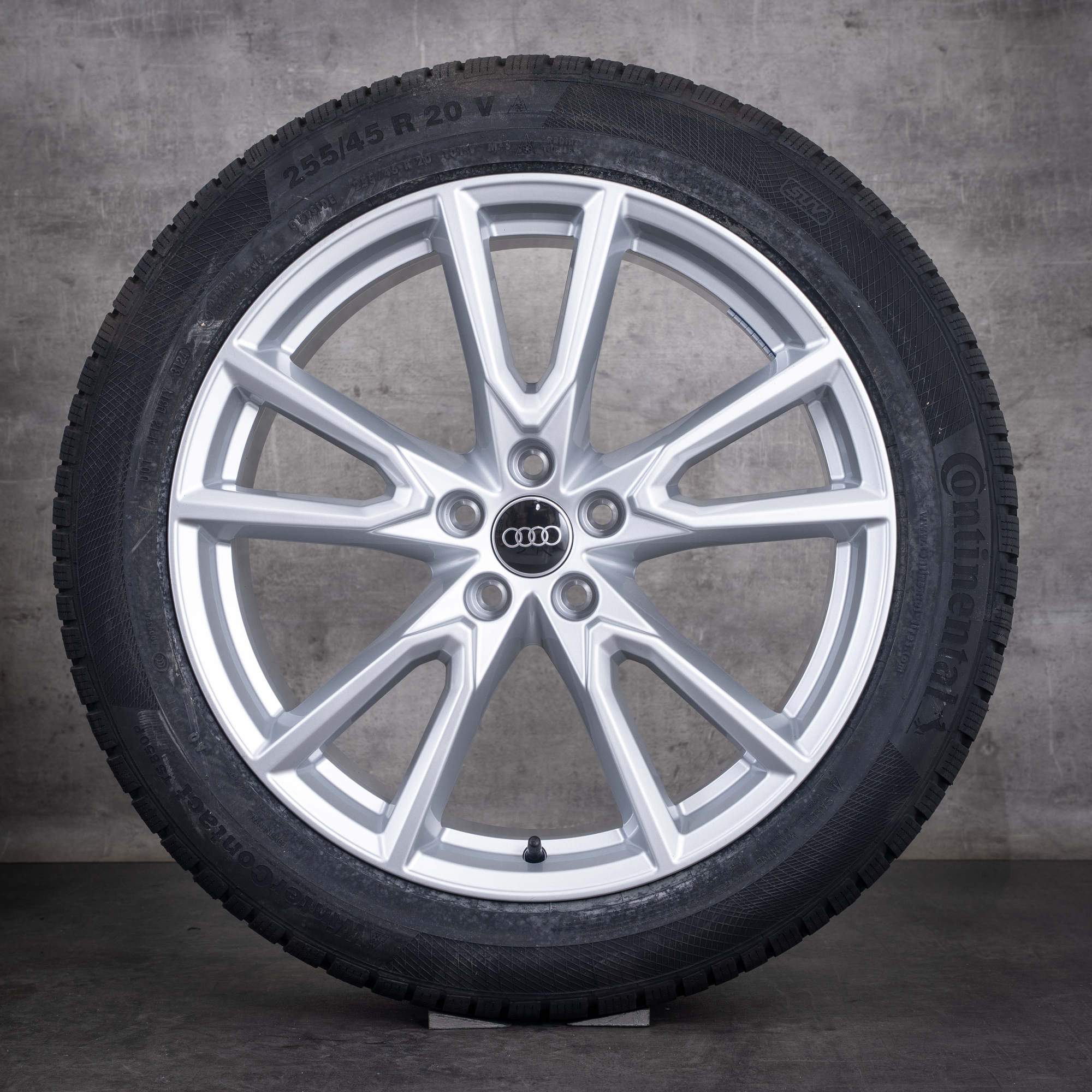 OEM Audi Q5 SQ5 winter wheels 20inch FY rims Vox Design 80A071490C Glossy Silver NEW - wheel 3 of 4