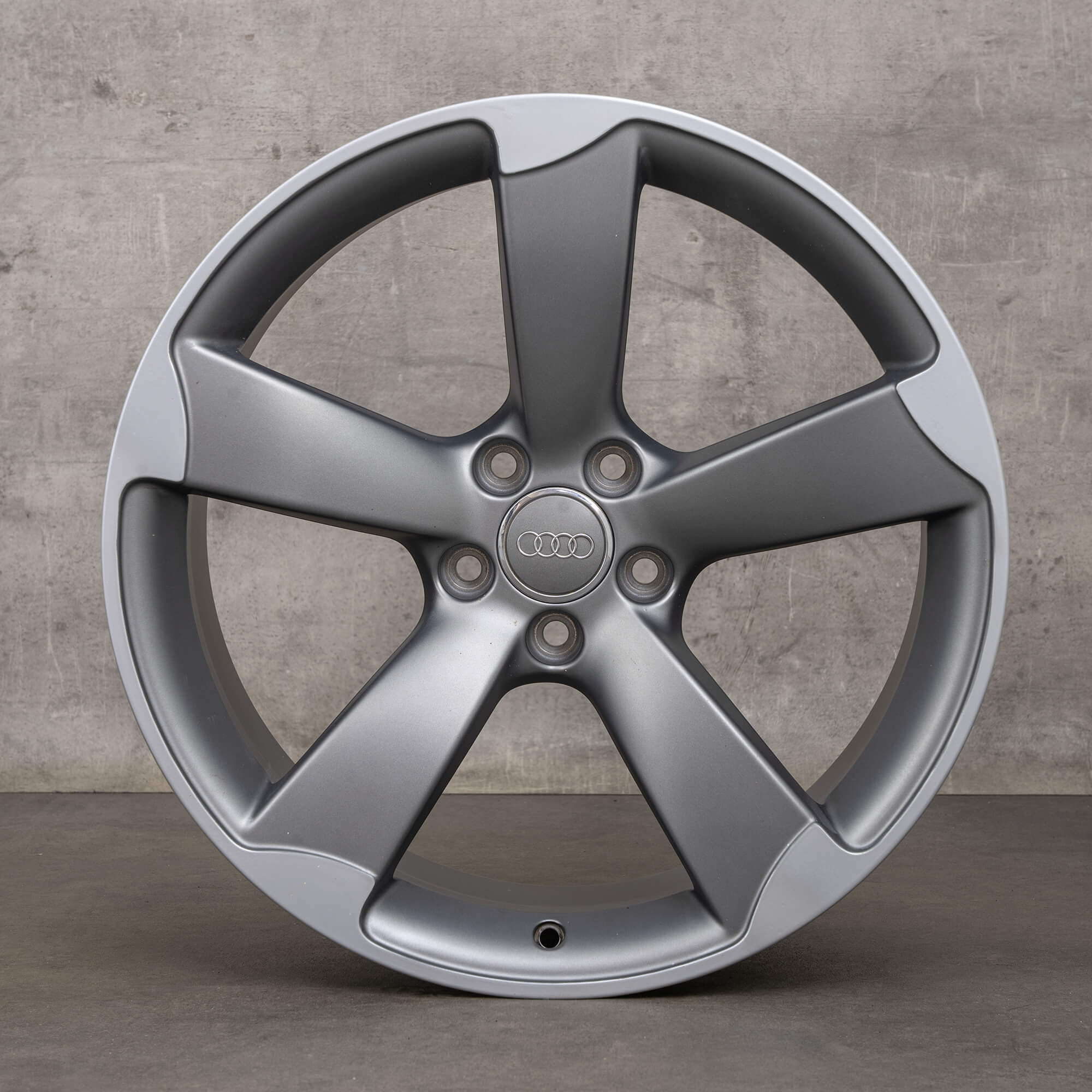 Audi A5 S5 8T 8F B8 19 Zoll Felgen Rotor 8T0601025BE anthrazit glanzgedreht