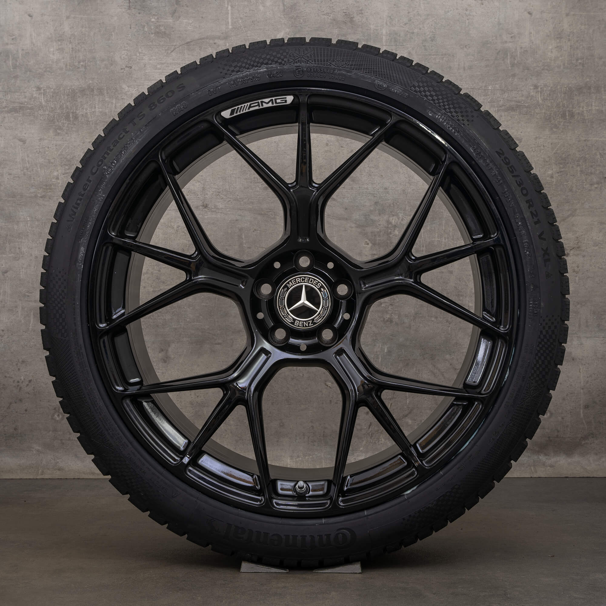 Jantes de inverno genuínas Mercedes Benz AMG GT 55 63 S E Performance PRO 4Matic+ 21 polegadas C192 jantes A1924011300 A1924011400 preto alto brilho NOVO