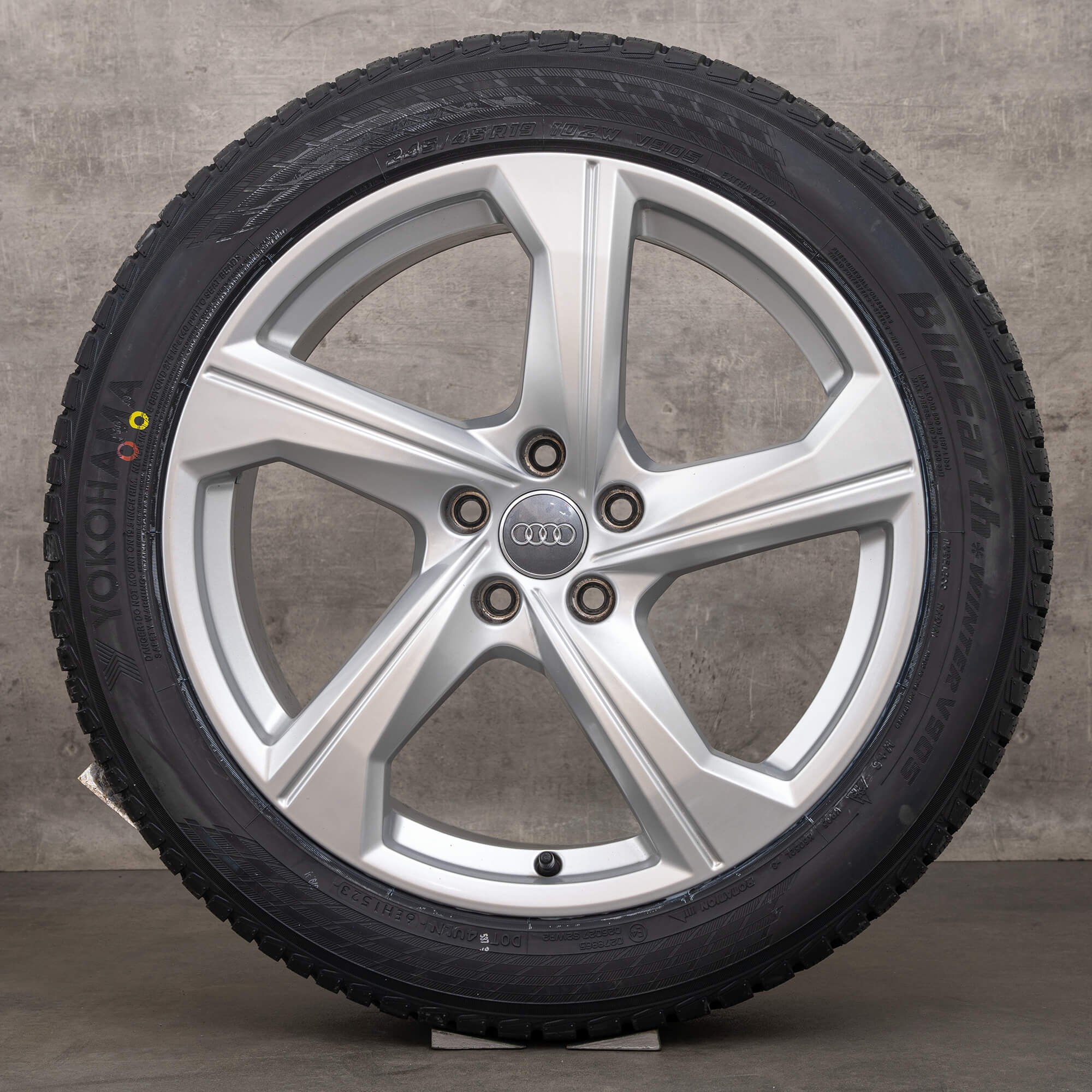 Audi A6 S6 4K C8 winter wheels 19 inch rims tires 4K0601025AJ silver