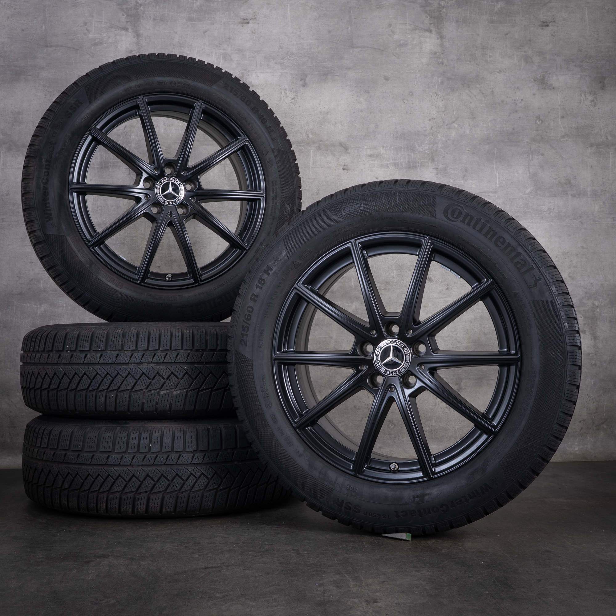 Anvelope de iarnă originale Mercedes-Benz GLA GLB 18 inci H247 X247 A2474012600 negru mat