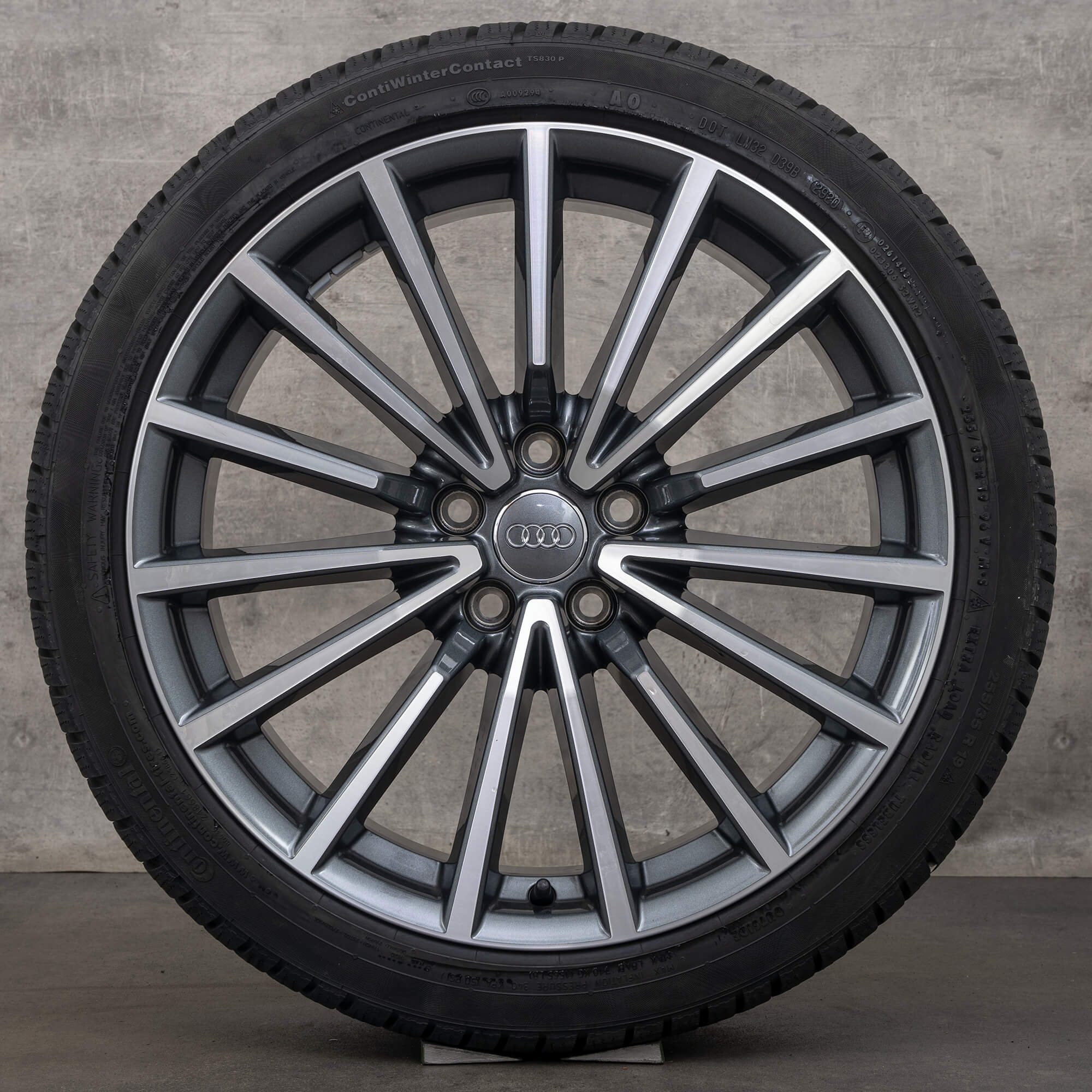 Audi A5 S5 B9 8W pneus hiver complets jantes aluminium 19 pouces 8W0601025AN