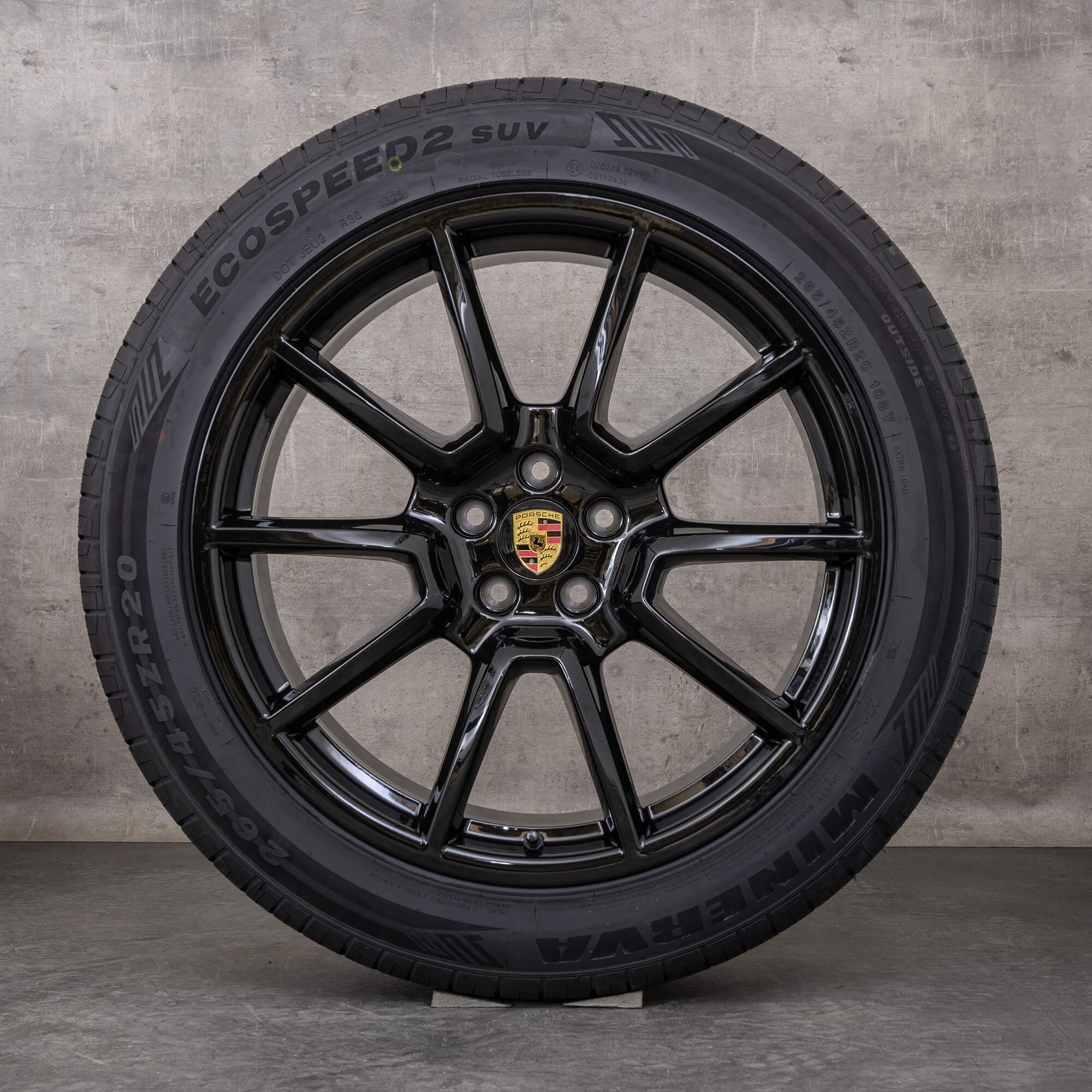 Originales Porsche Macan ruedas de invierno 20 pulgadas I y II llantas 95B601025BH 95B601025BJ negro brillante