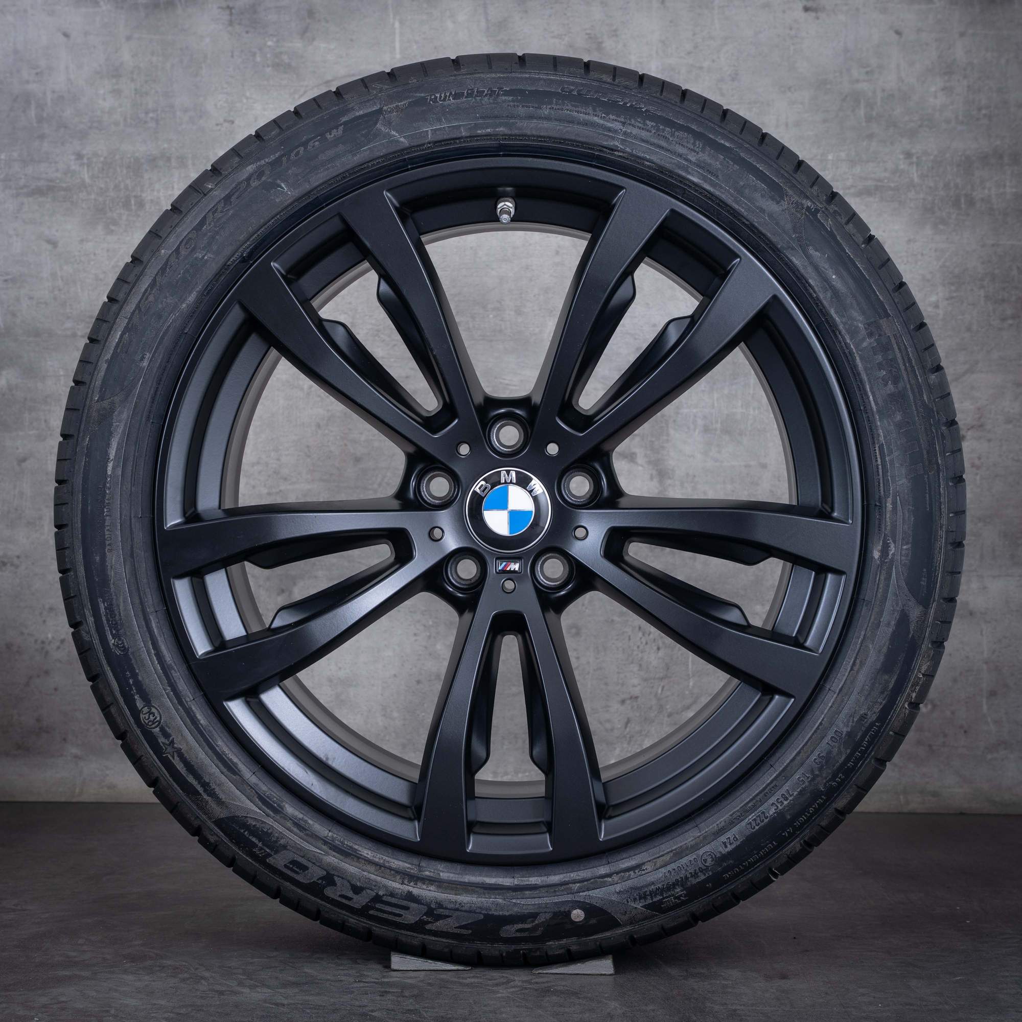 Alkuperäiset BMW X5 X6 vanteet 20 tuuman E70 F15 F16 kesäpyörät muotoilu 469 M 7846790 7846791 musta matta