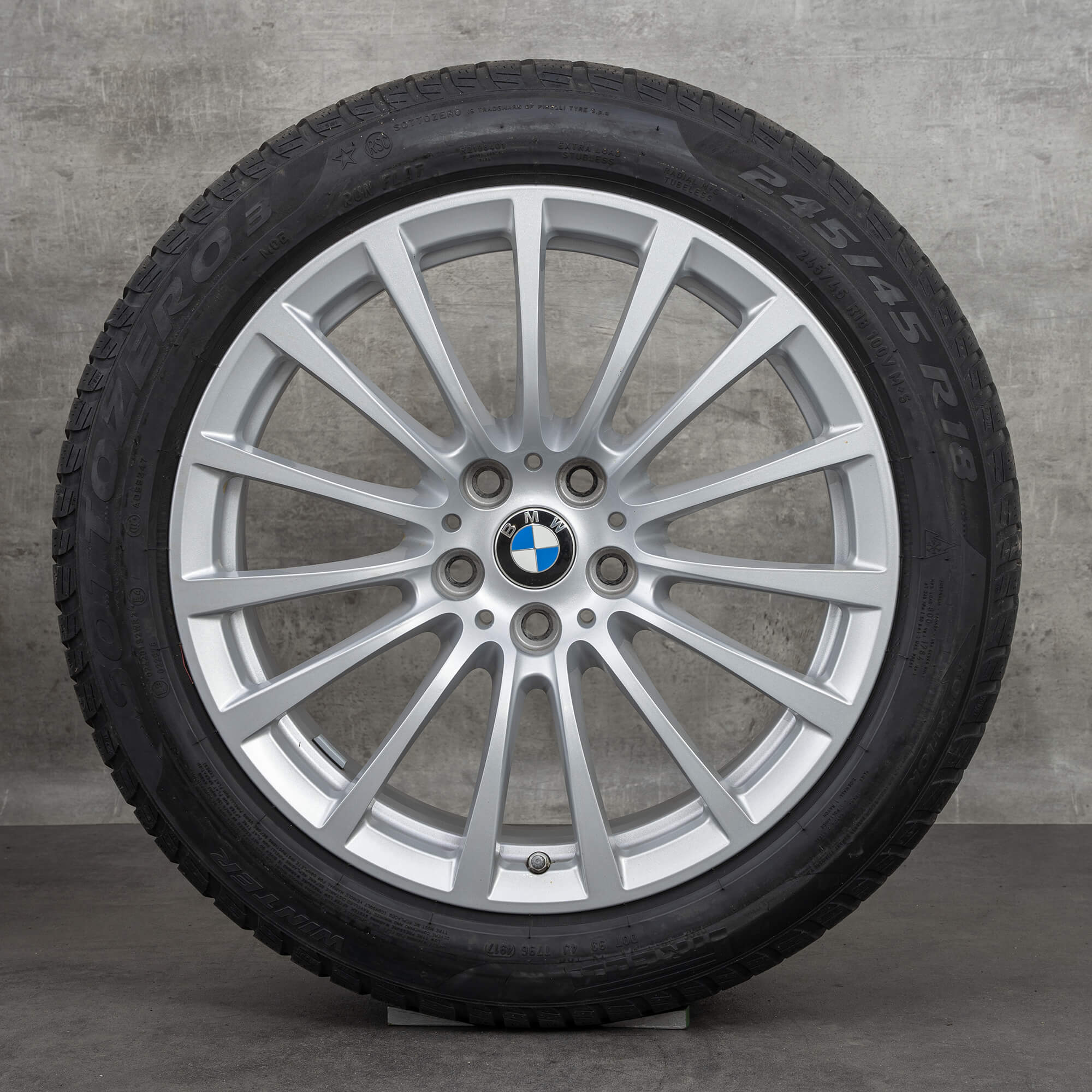 BMW 18 Zoll Felgen 5er G30 G31 619 Winterkompletträder Winterreifen 6861224