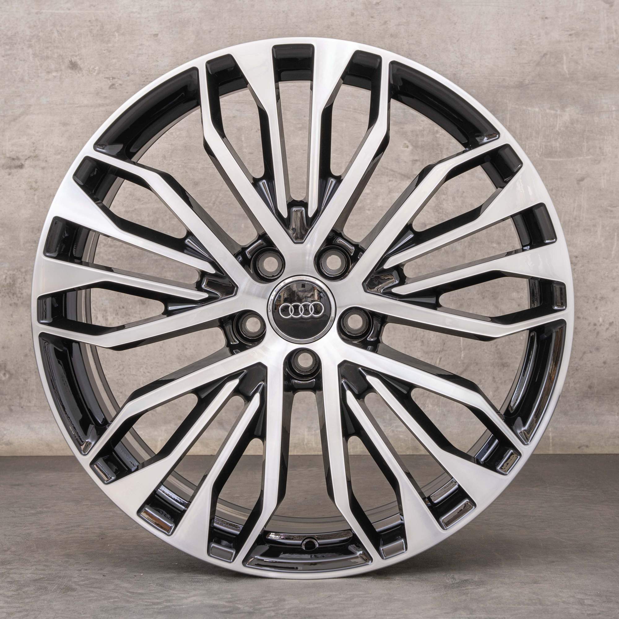 Alkuperäiset Audi A6 S6 talvirenkaat 20 tuuman 4G C7 vanteet 4G0601025BE musta kiillotettu