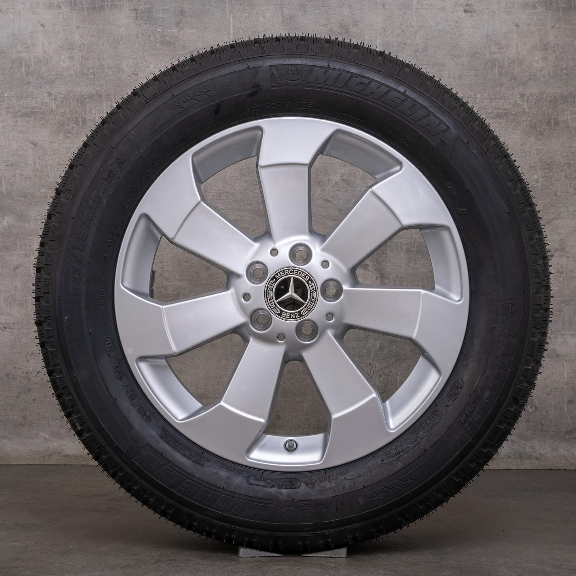 Jantes de inverno originais Mercedes Benz M-Class GLE 18 polegadas W166 X166 jantes A1664011602 prata