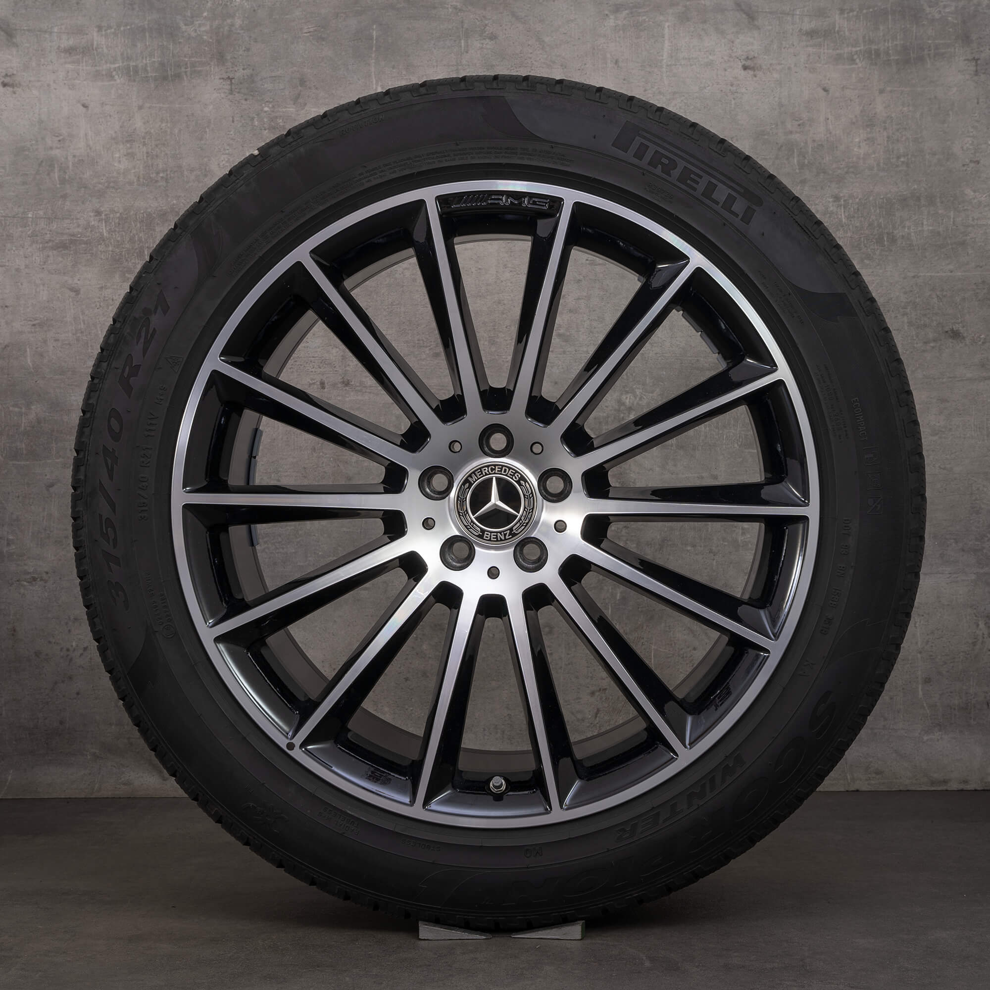 AMG Mercedes GLE wintervelgen W167 V167 21 inch winterbanden velgen 5 mm