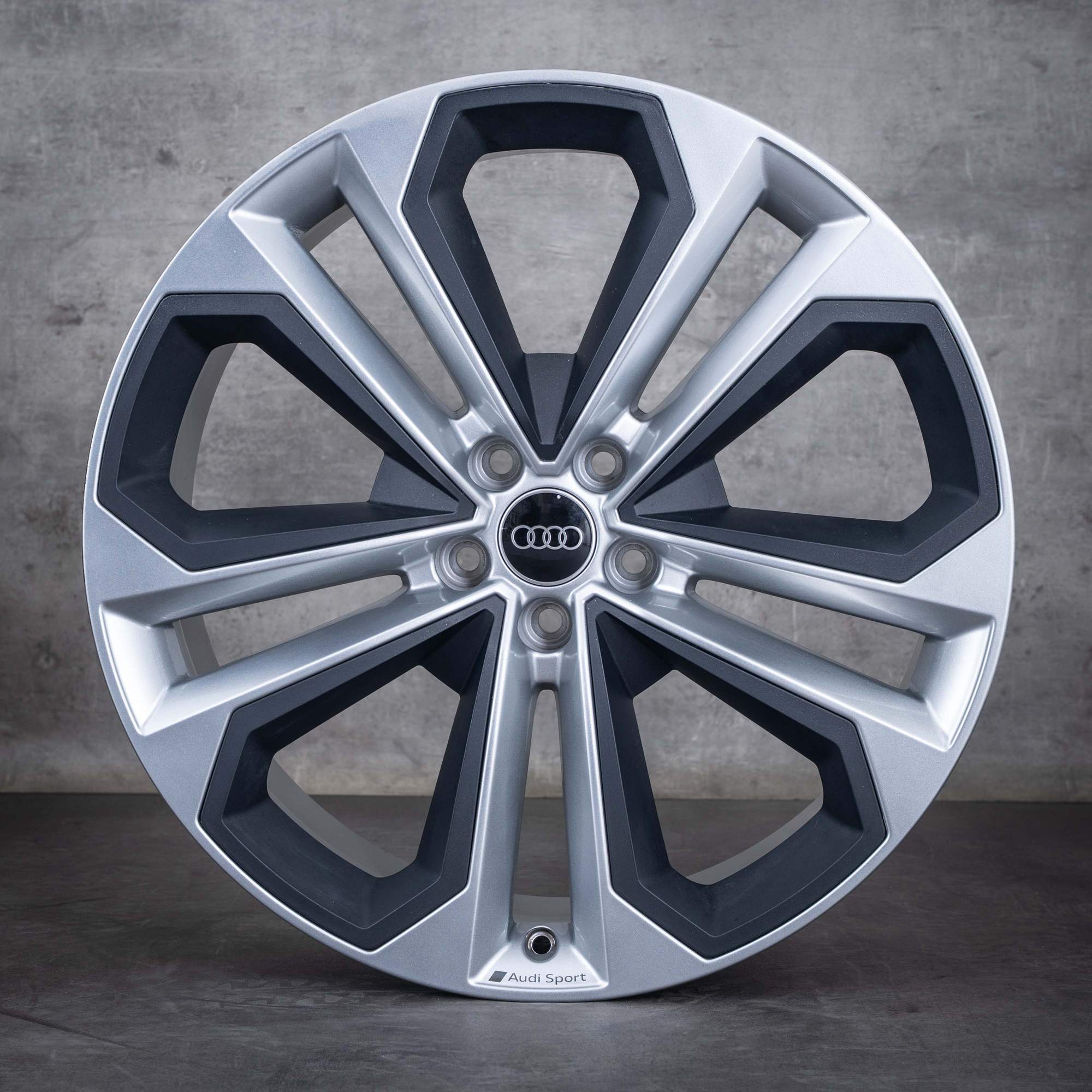 Oem Audi Q5 SQ5 jantes 21 pouces FY 80A601025AS argent brillant titane mat