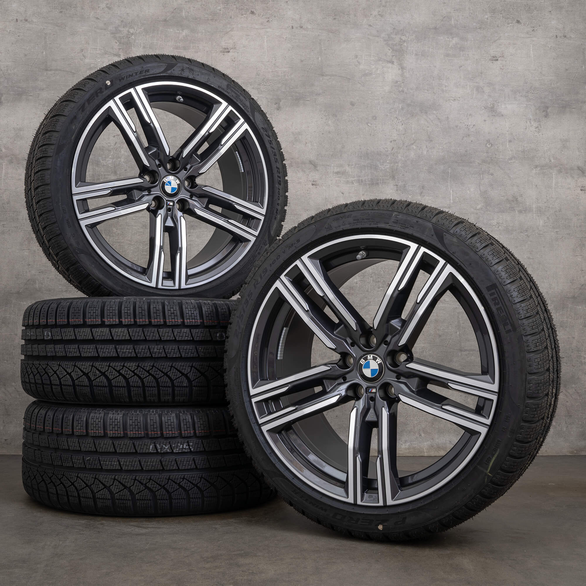809 Bmw Rims BMW 8 Series G14 G15 G16 winter wheels 19 inch rims 8090019 8090020 727 ...