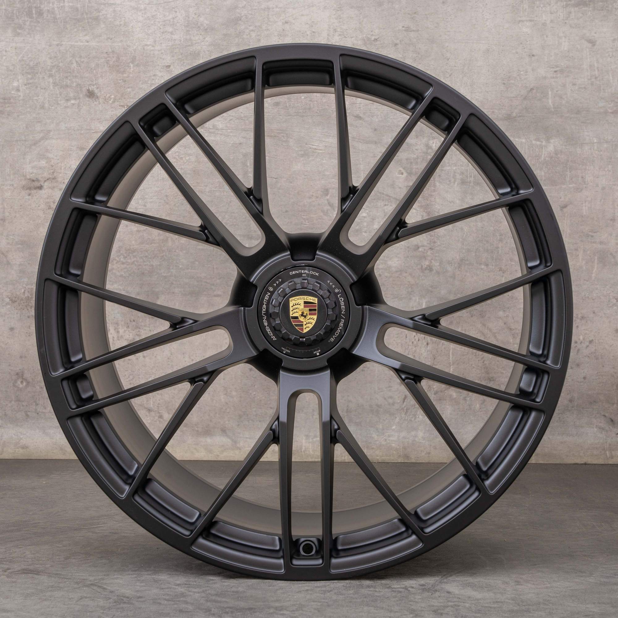 Oryginalne felgi Porsche 992 II 20 21 cali Turbo S 992601025GN 992601025HE czarny mat NOWOŚĆ