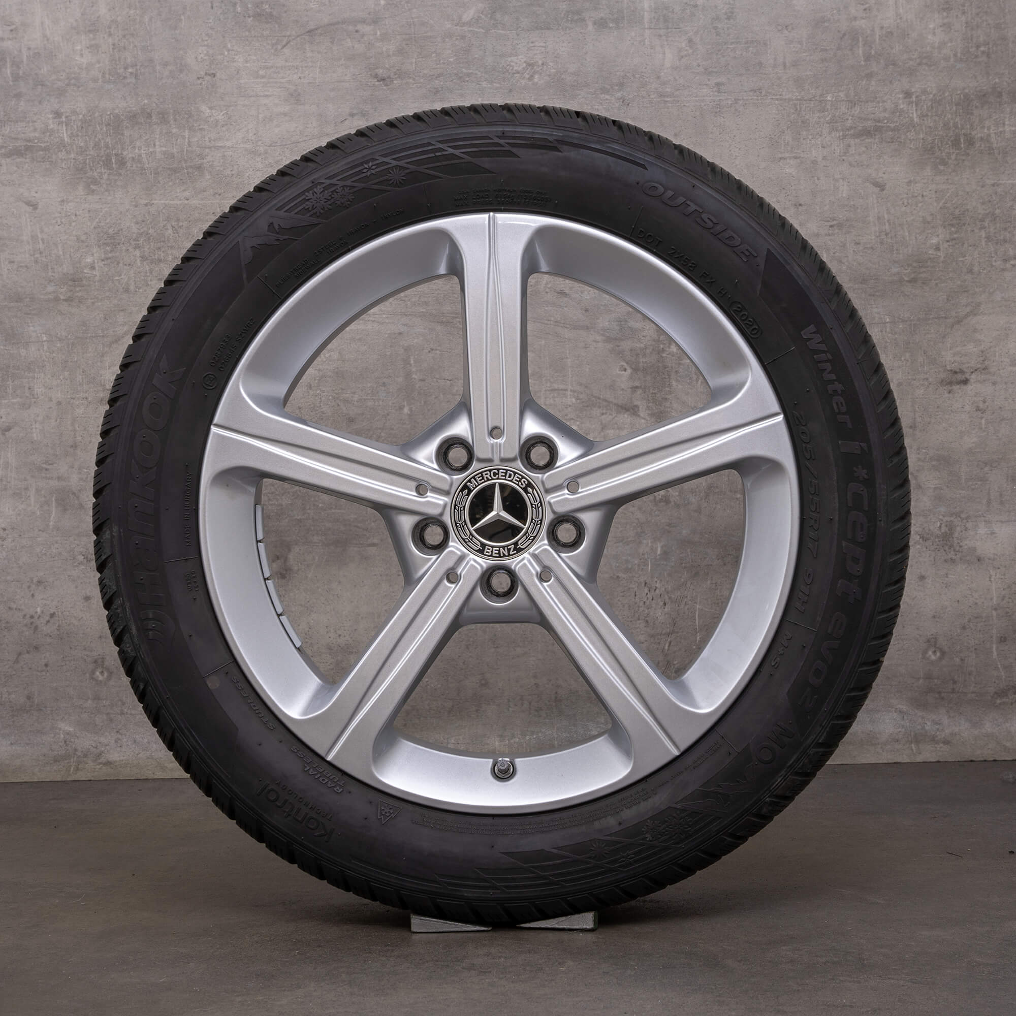 OEM Mercedes Benz A Class CLA winter wheels 17 inch W177 V177 W118 rims A1774011200 silver