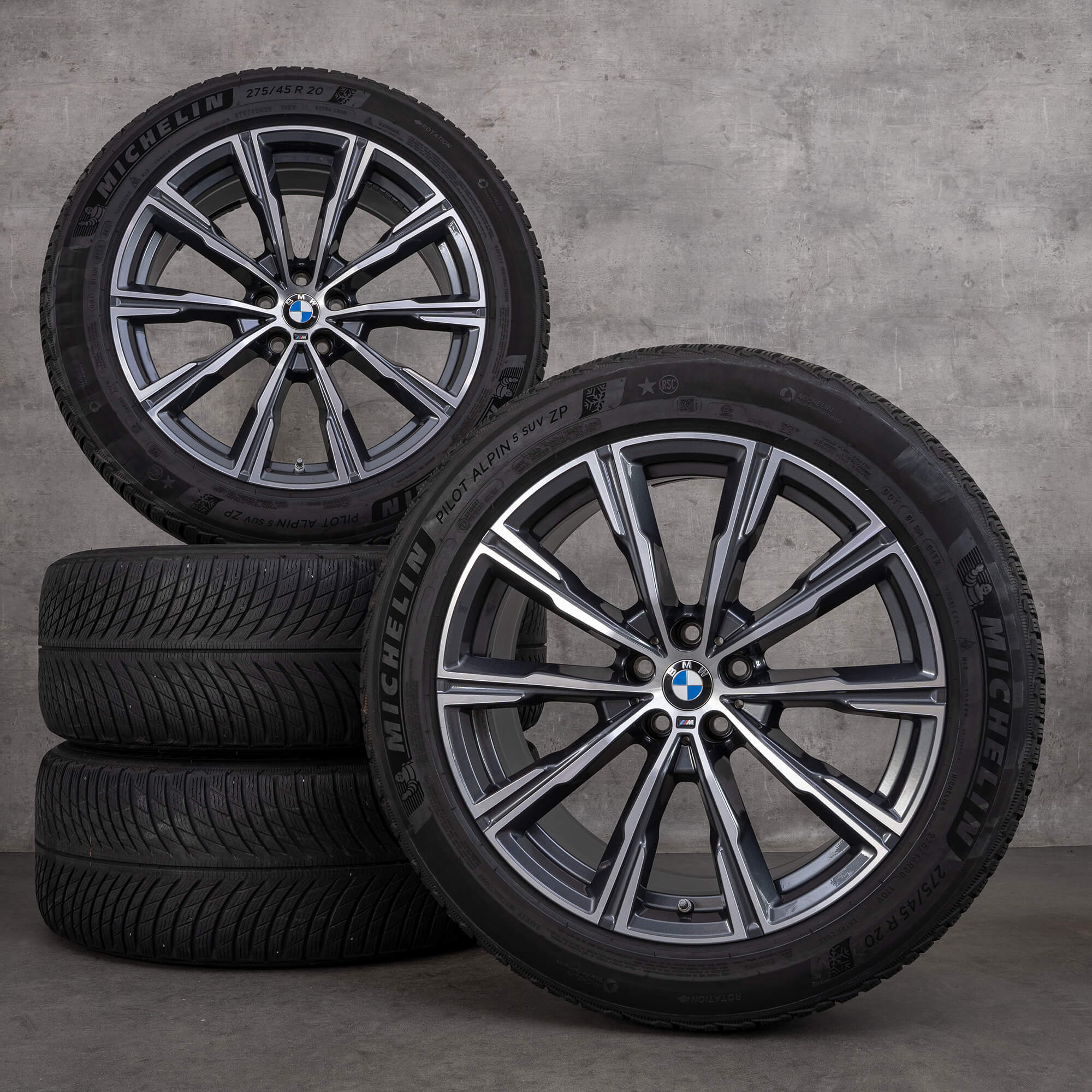BMW X5 G05 X6 G06 20 Zoll Felgen Winterreifen Winterräder Styling 