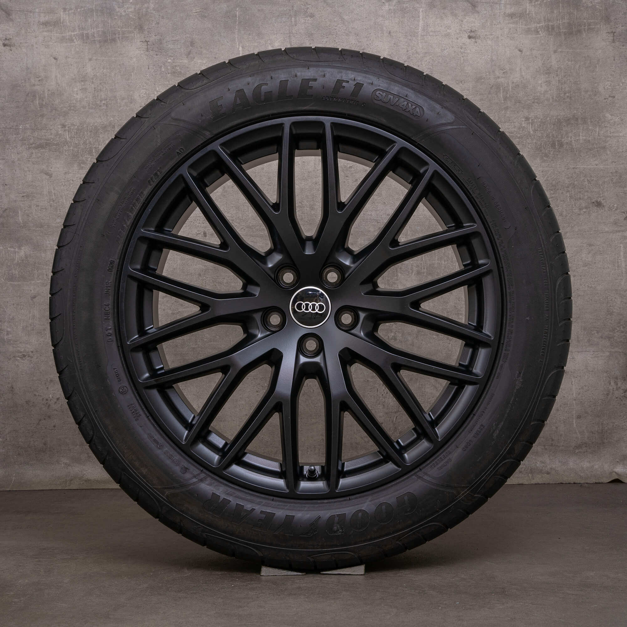 Original Audi Q7 SQ7 Jantes 20 pouces 4M roues d'été 4M0601025Q noir mat