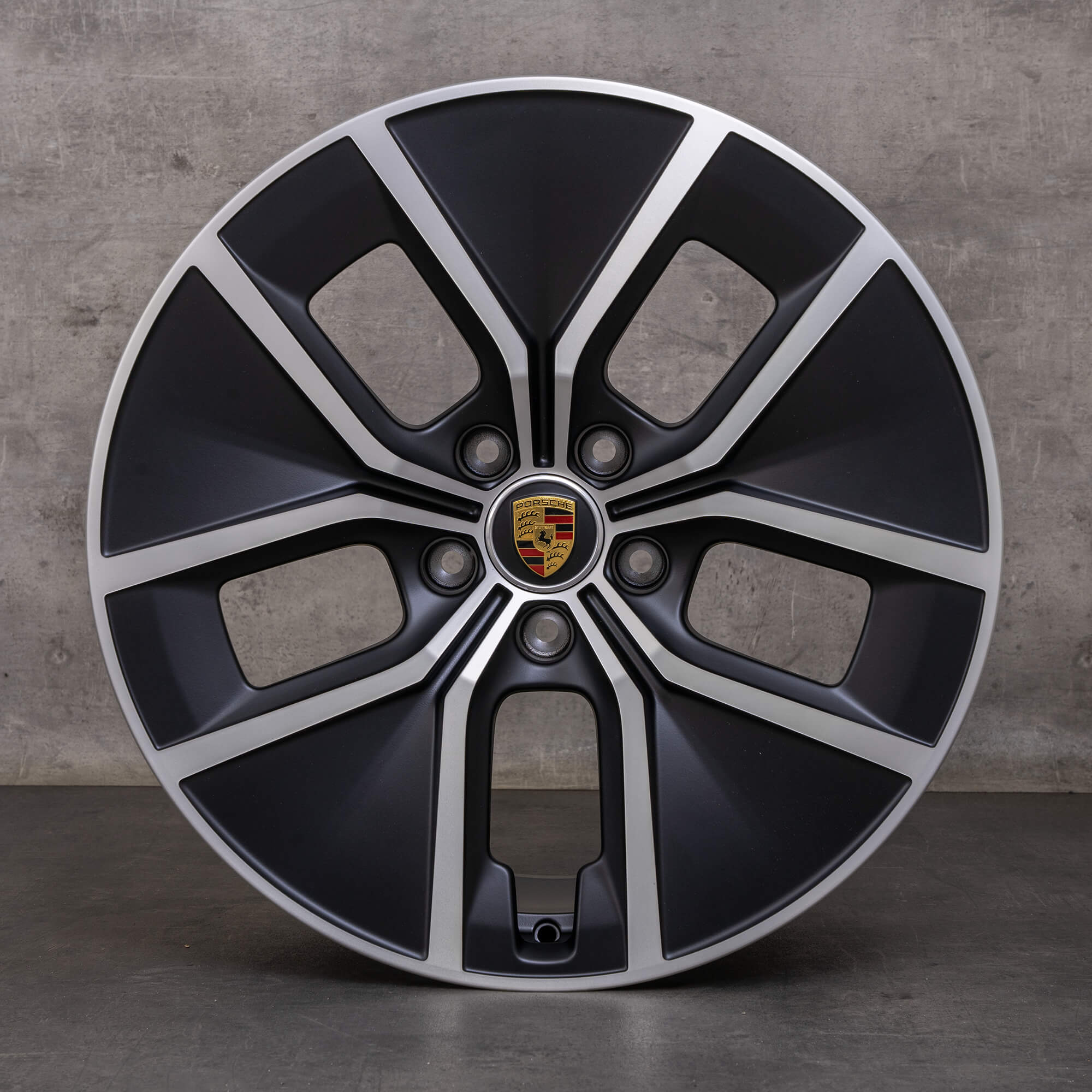 Oryginalne felgi Porsche Taycan 9J1 II 21 cali 9J1601025BS 9J1601025BT czarny mat Polerowane NOWOŚĆ