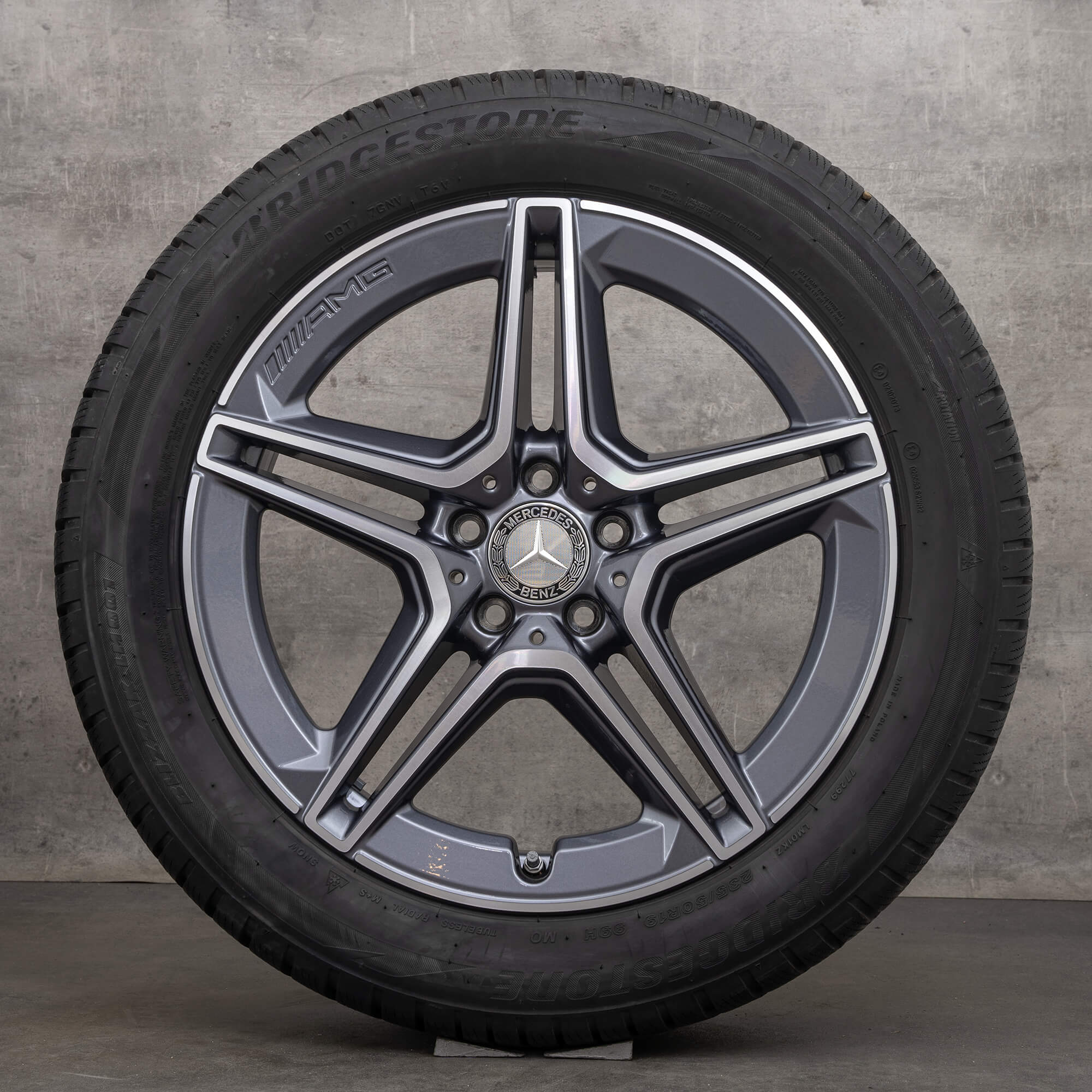 AMG Mercedes Benz GLA H247 GLB X247 jante de iarna 19 inch anvelope