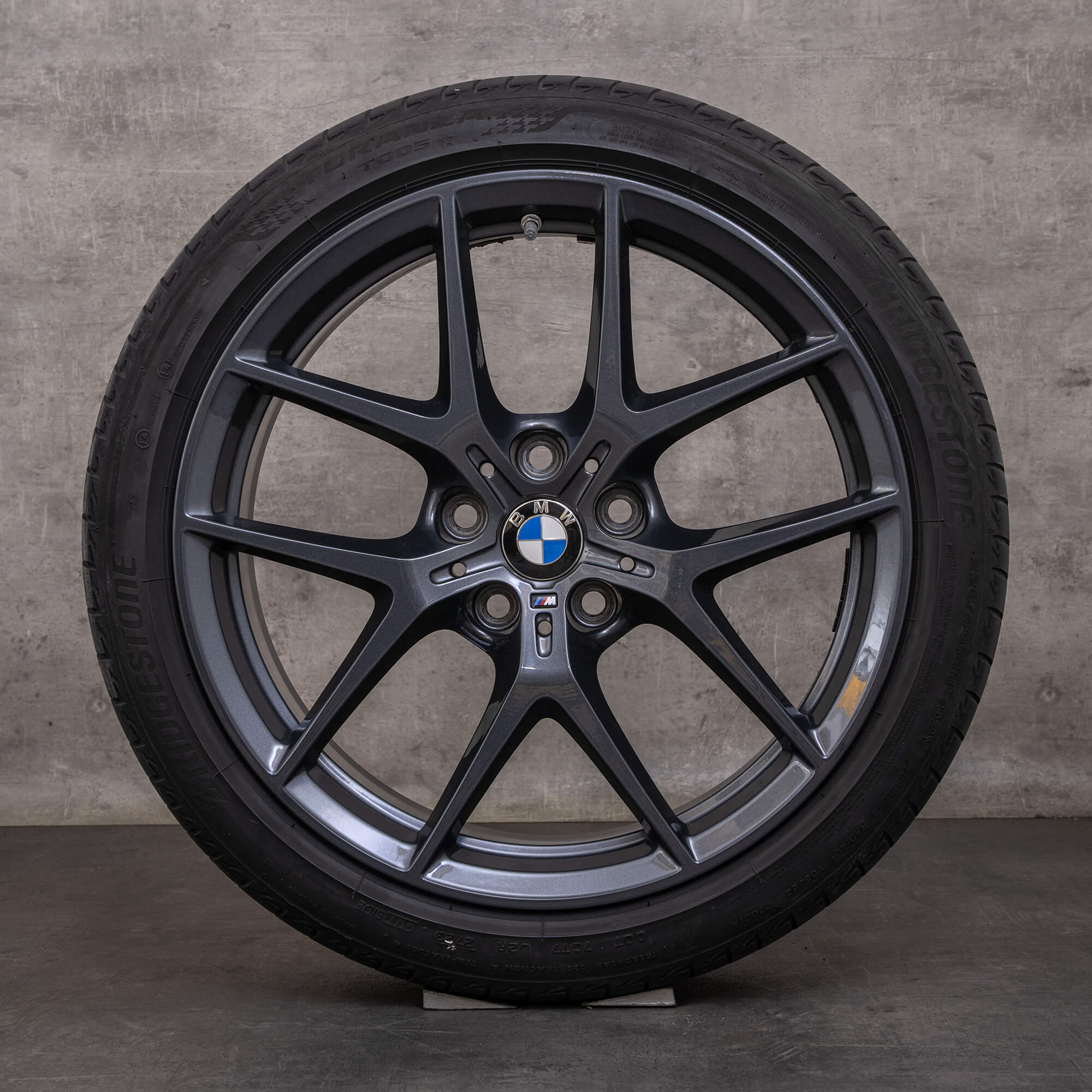 Original BMW 1er 2er Felgen 18 Zoll F40 F44 Gran Coupé Sommerräder Styling 554 M 8092353 orbitgrey