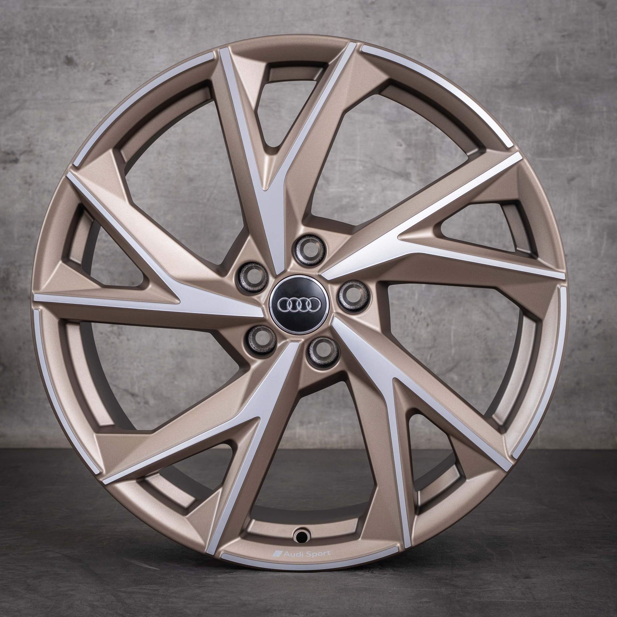 OEM Audi R8 20inch 4S Aluminum Rims 4S0601025BS 4S0601025BR matte diamond cut new