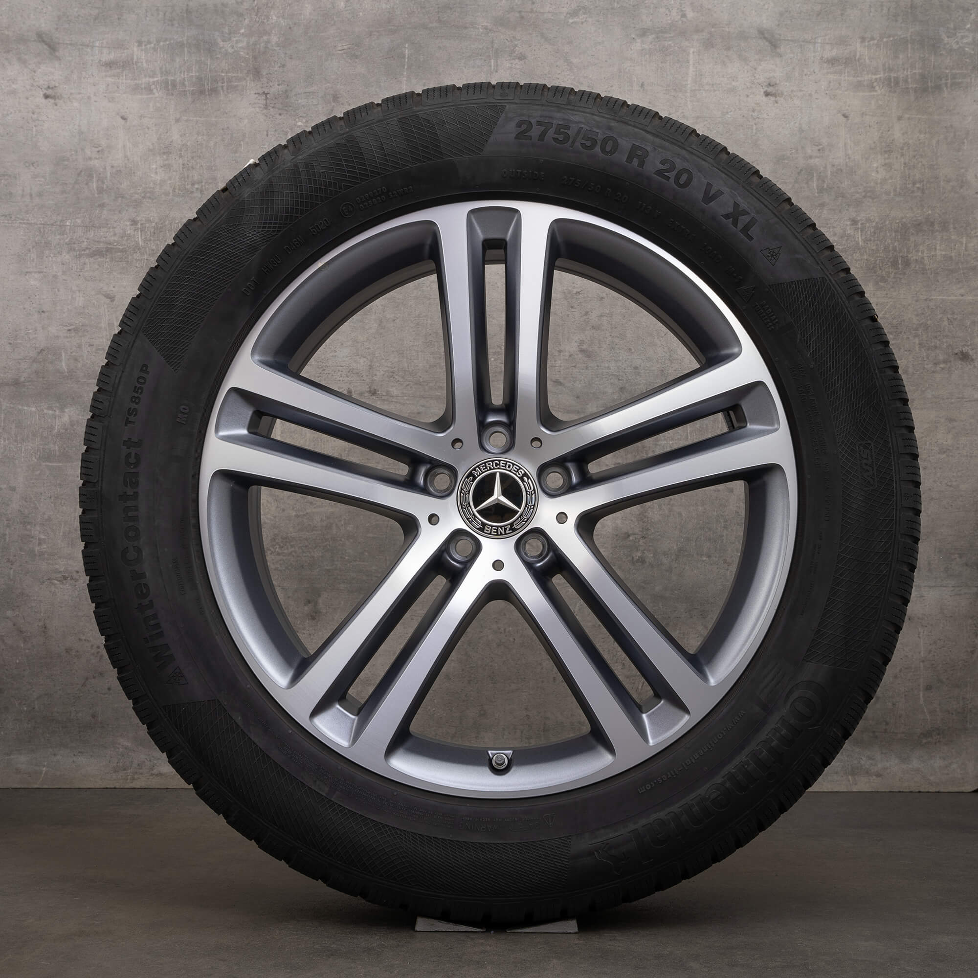 OEM Mercedes Benz GLE winter wheels 20 inch X167 C167 SUV Coupe rims A1674012400 A1674012500 himalaya gray glossy turned
