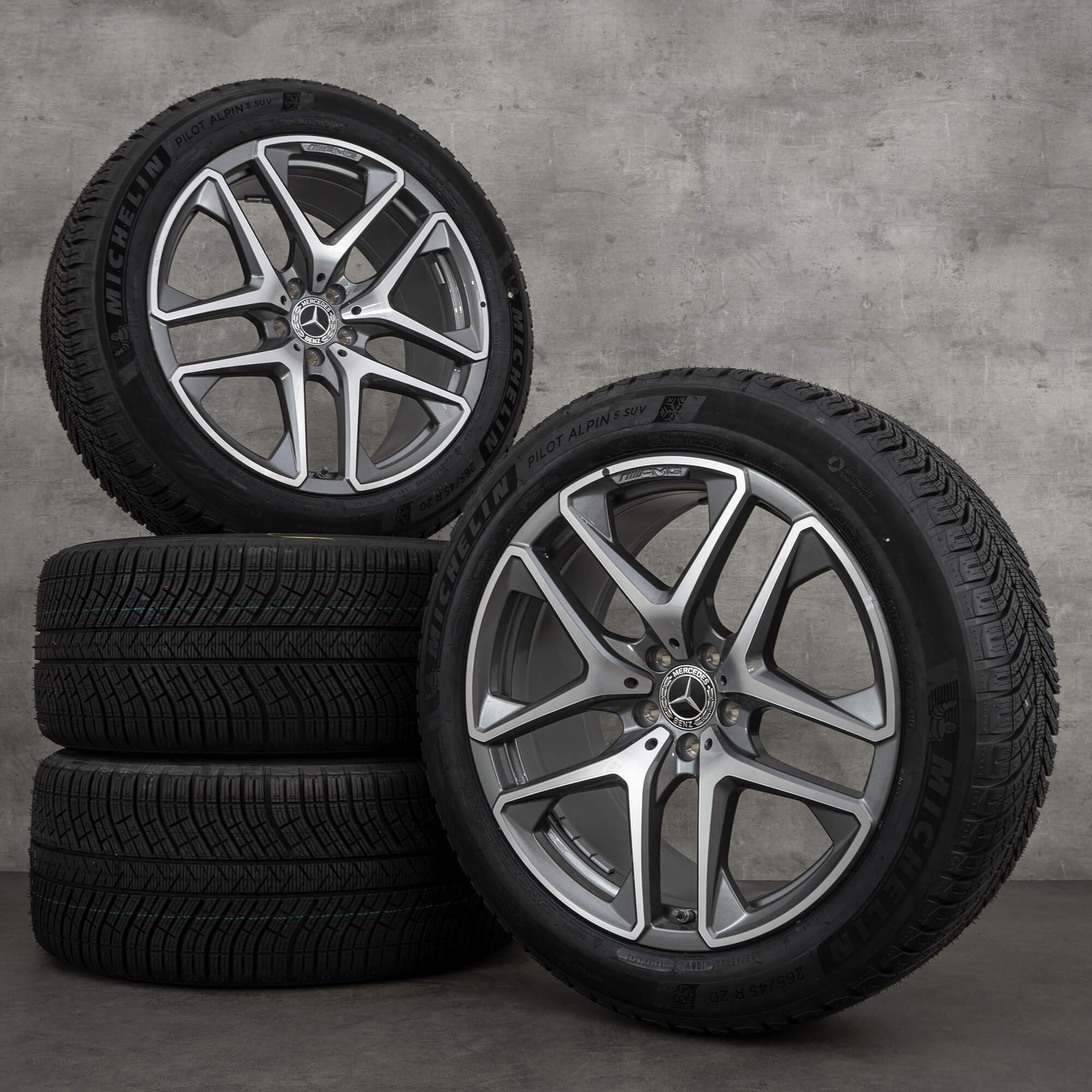 Jantes AMG 20 pouces Mercedes GLC 63 W253 roues hiver complètes pneus hiver