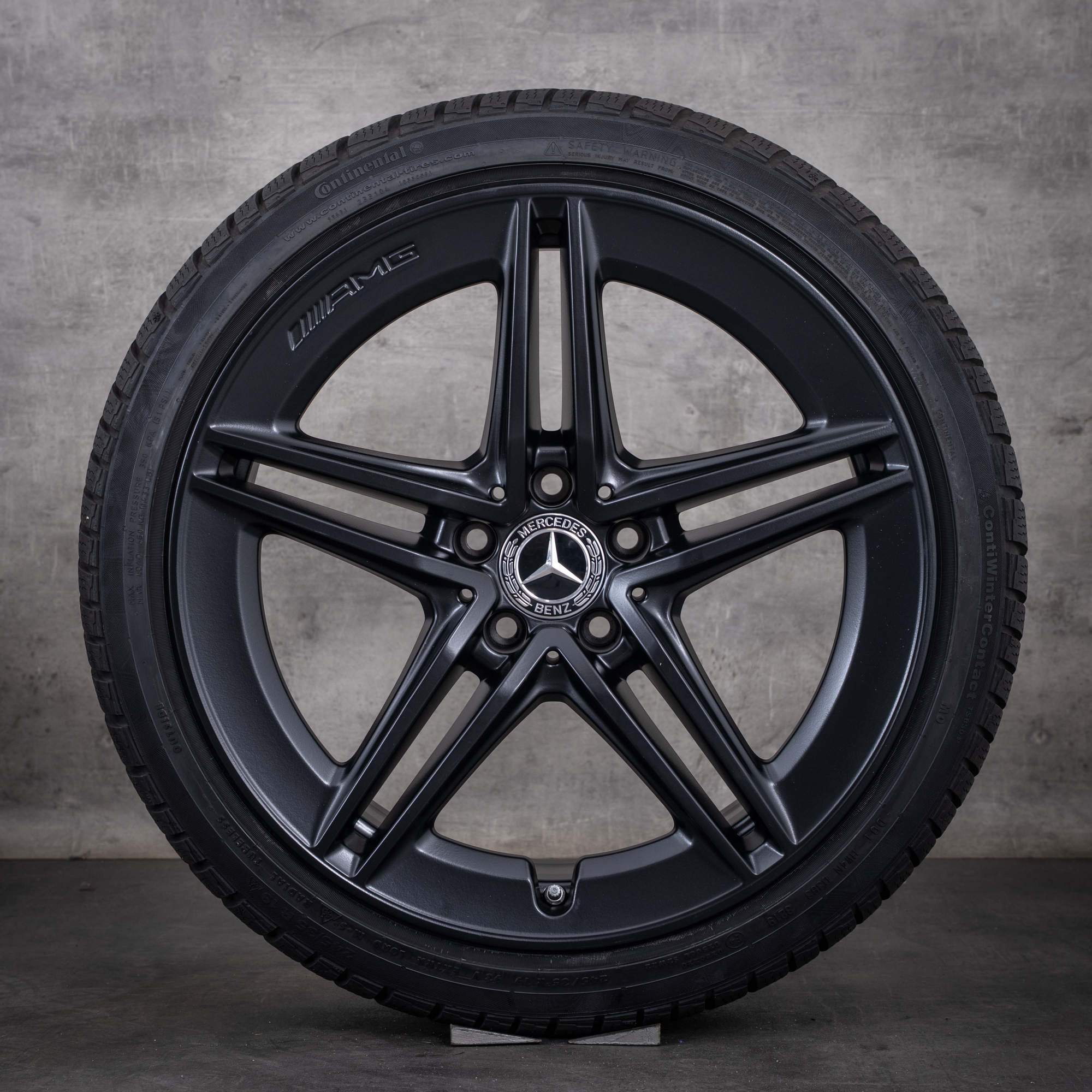 Originální zimní kola Mercedes-Benz Třídy A A 45 CLA 45 AMG 19 palců W177 X118 C118 disky A1774012300 matná černá