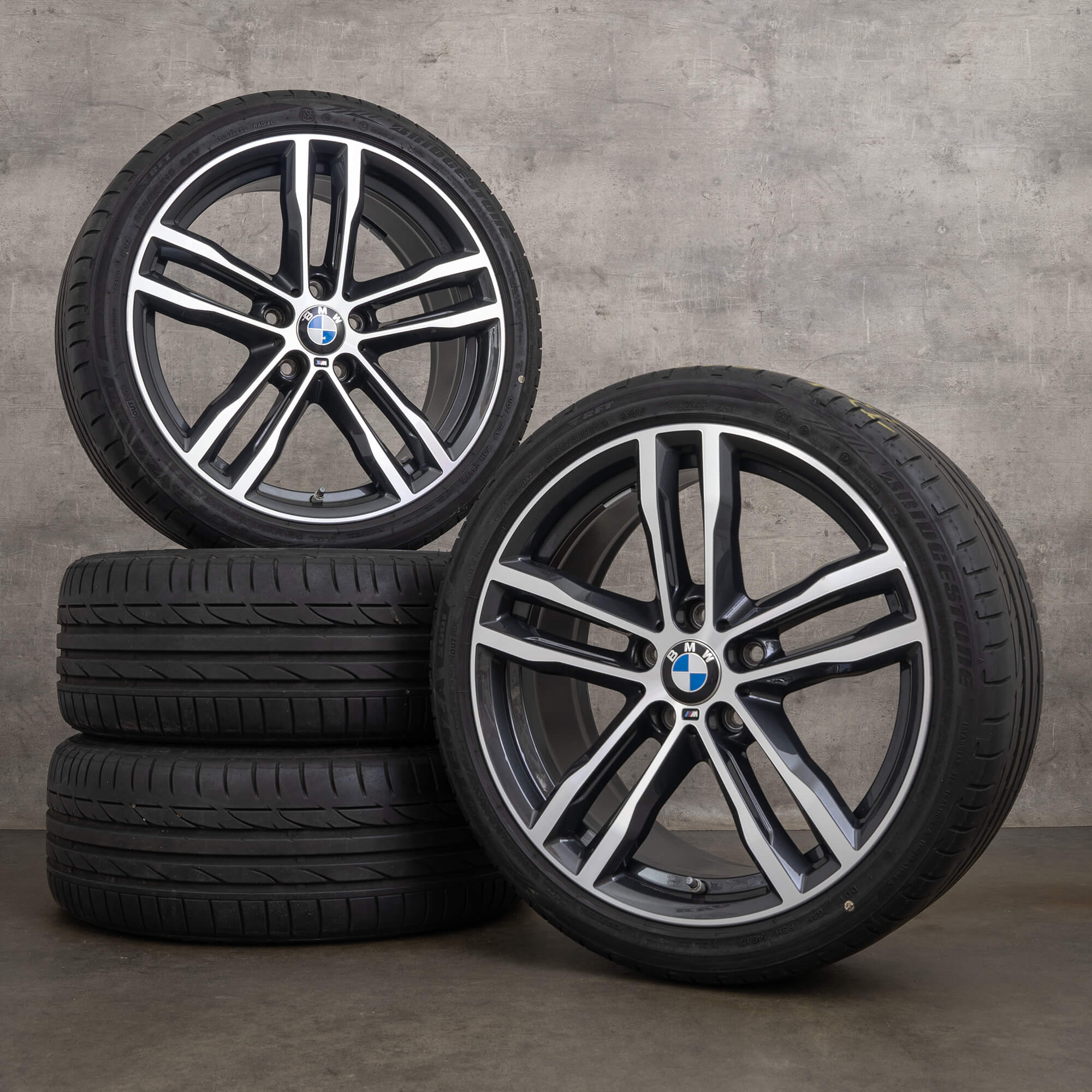 Felgen Factory Rims Originale BMW 3er F30 F31 4er F32 F33 F36 Sommerräder 19 Zoll Felgen ...