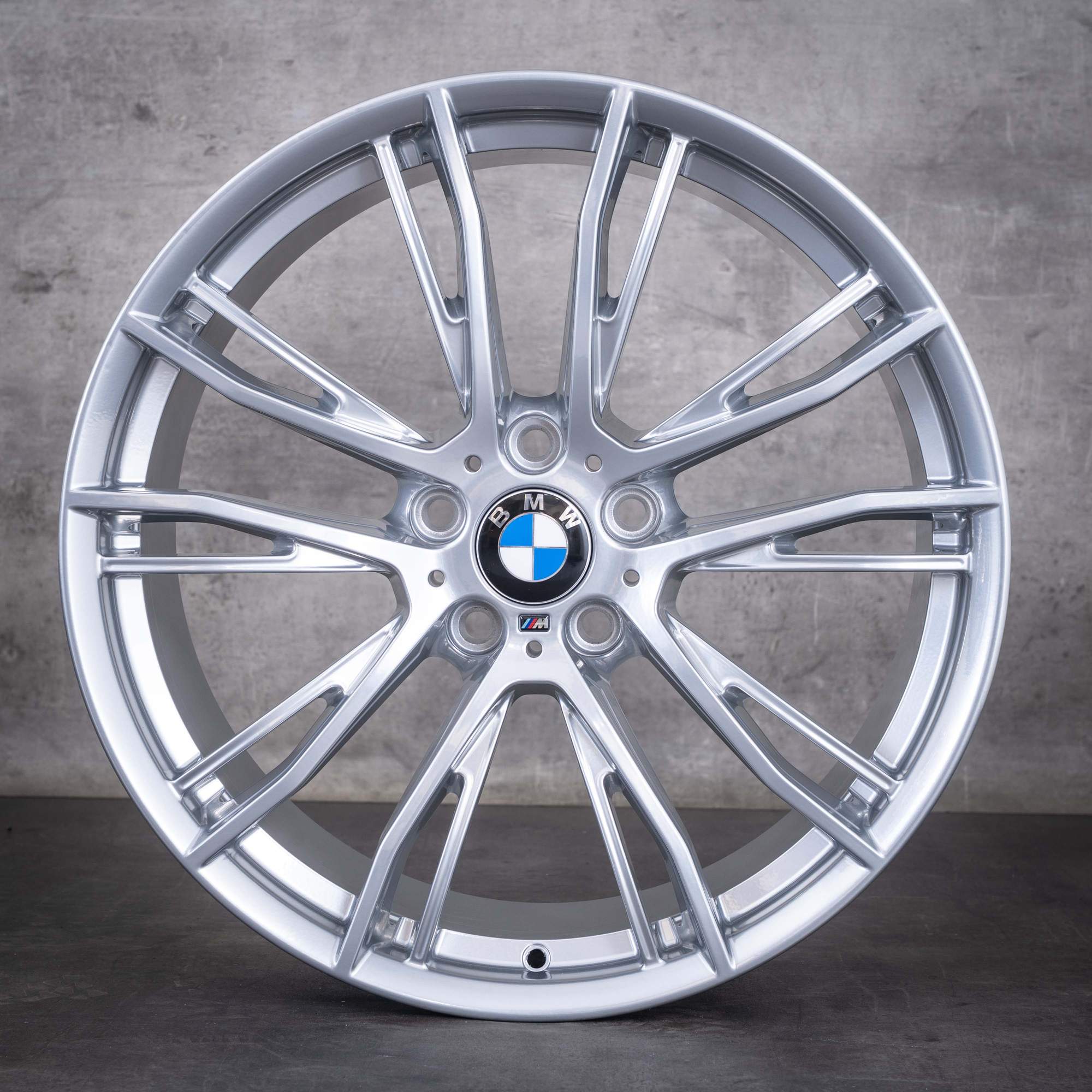Original BMW 3er 4er Felgen 20 Zoll F30 F31 F32 F33 F36 Gran Coupe Styling 624 M 6862774 6862775 chrom silber glanz
