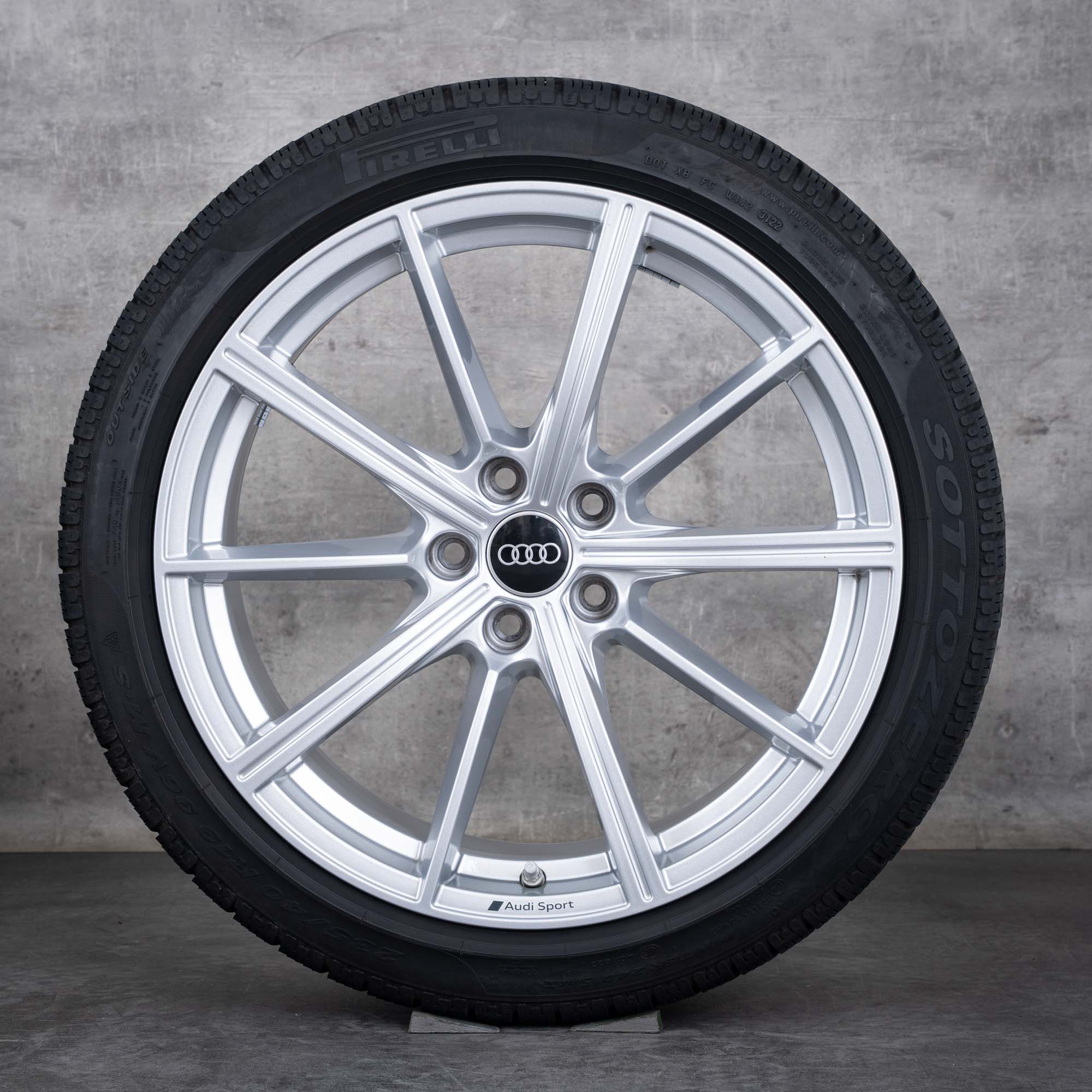 Originales Audi RS4 RS5 ruedas de invierno 19 pulgadas B9 8W llantas 8W0601025CP plata