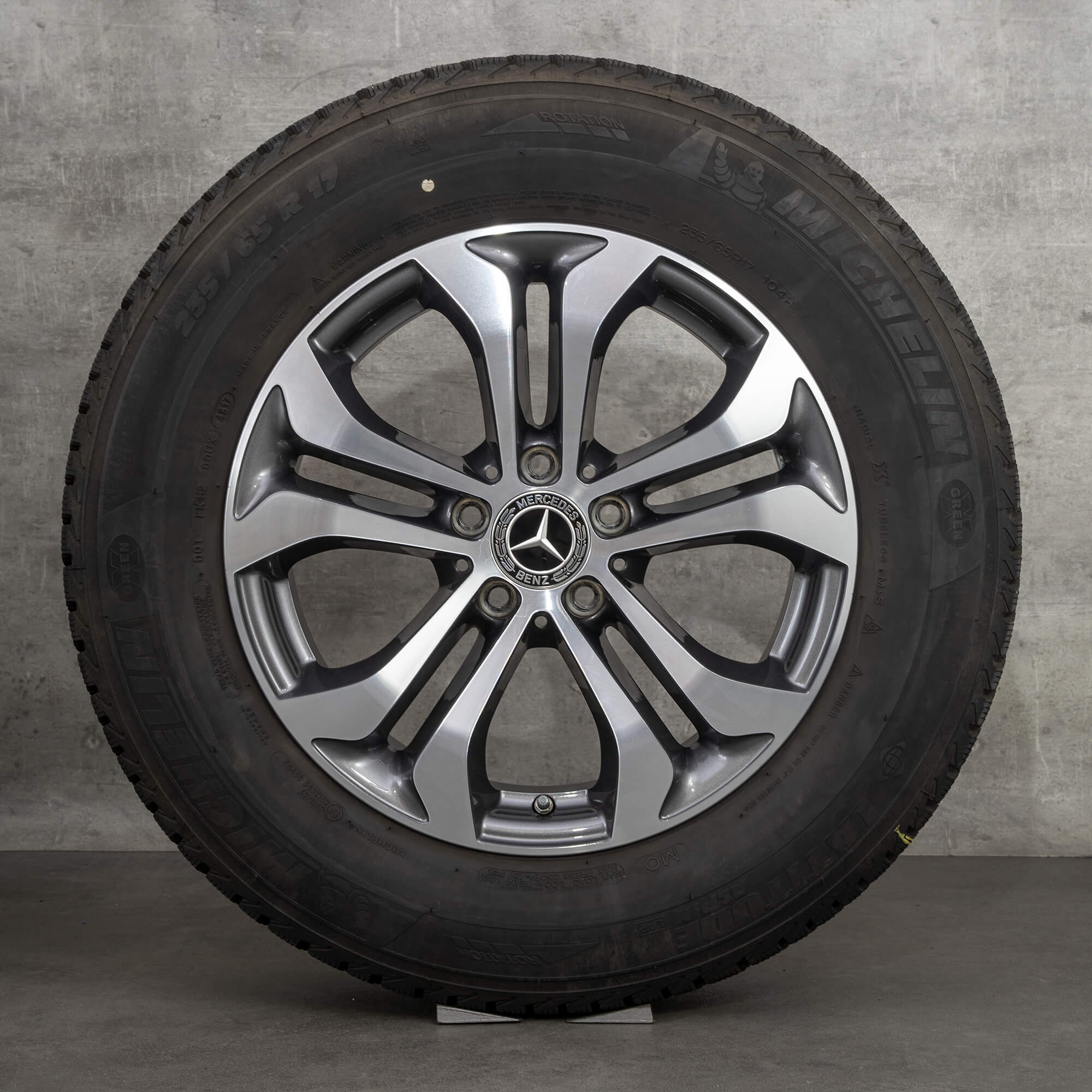 17 tommer Mercedes Benz fælge GLC X253 vinterdæk vinterhjul A2534010600