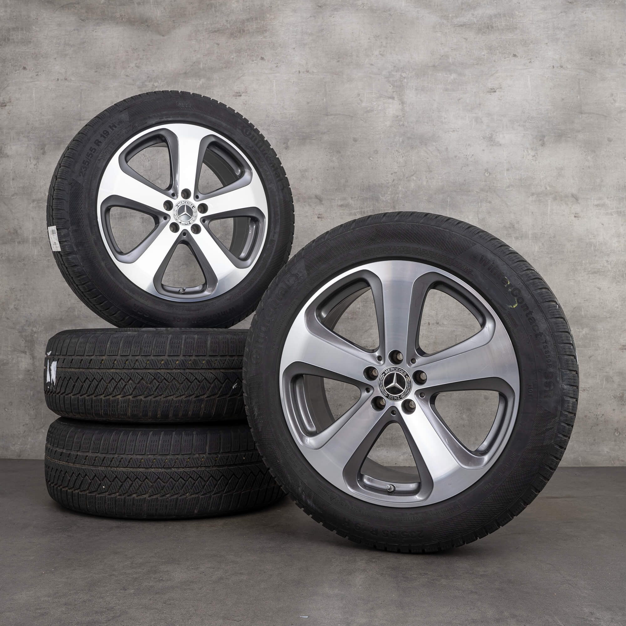 Mercedes Benz 19 inch rims GLC X253 alloy winter tires wheels