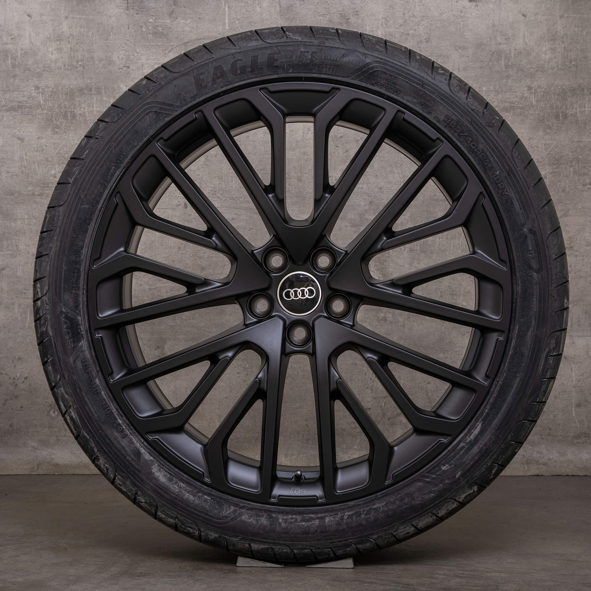 Original Audi Q5 SQ5 Jantes 21 pouces GU Sportback Roues d'été 8MA601025L noir mat NEUF