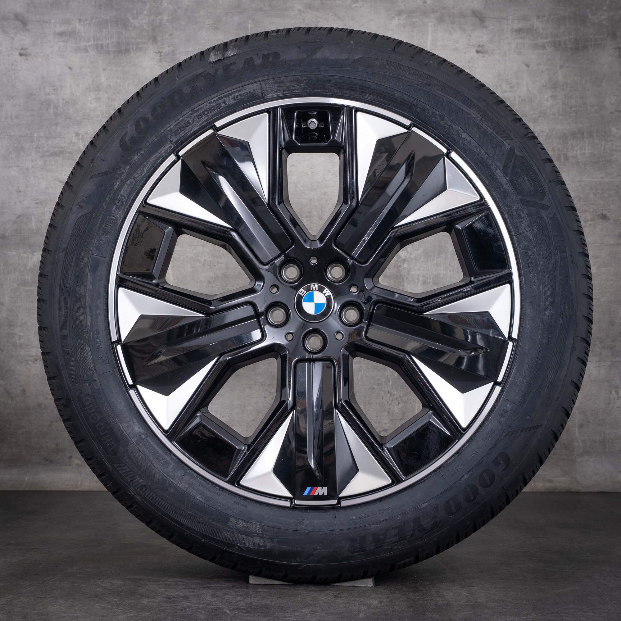 Original BMW iX i20 Winterräder 21 Zoll Felgen Styling 1024 M 5A74105 schwarz glanzgedreht NEU
