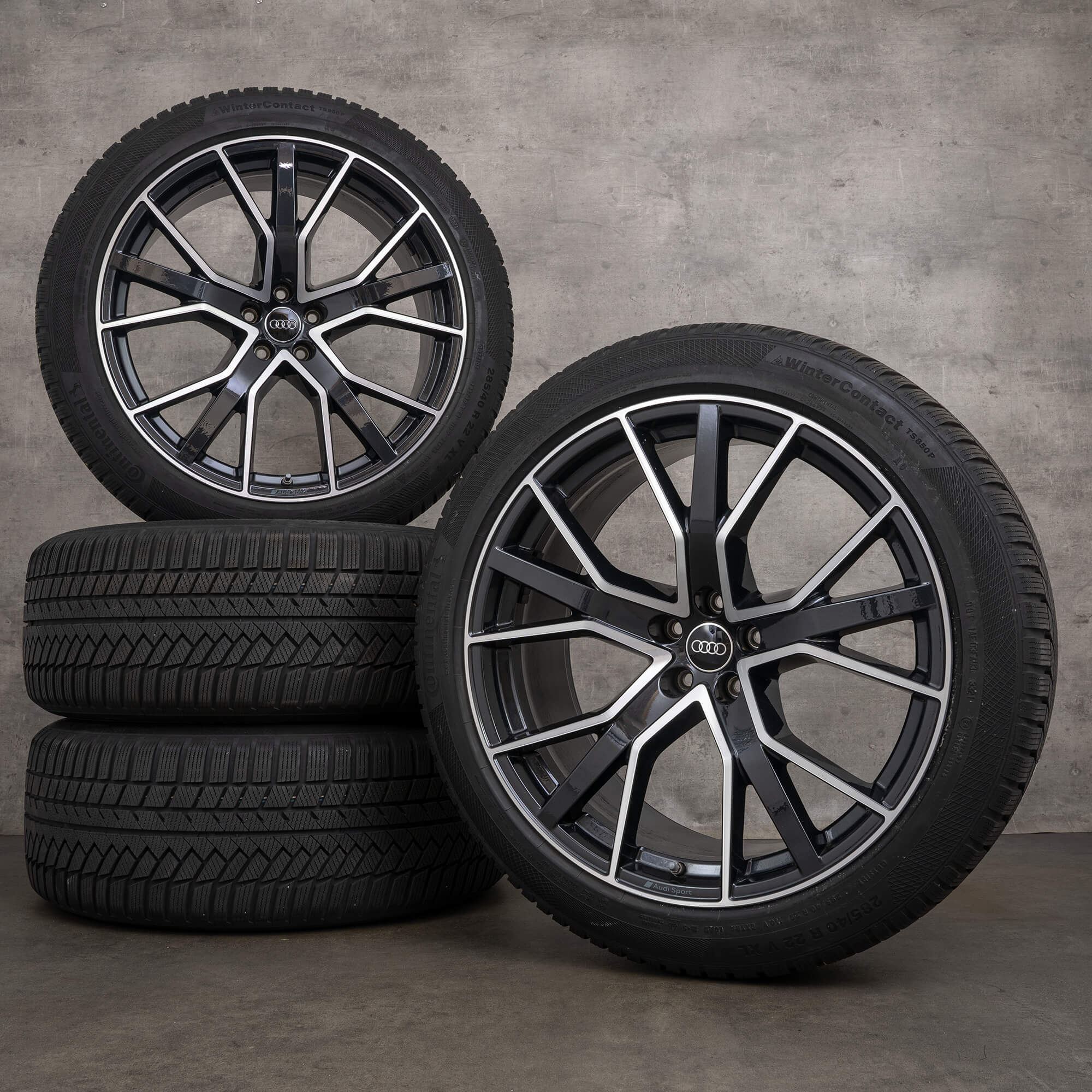 Audi Q8 SQ8 4M8 ruote invernali cerchi da 22 pollici pneumatici 7 mm 4M8601025Q