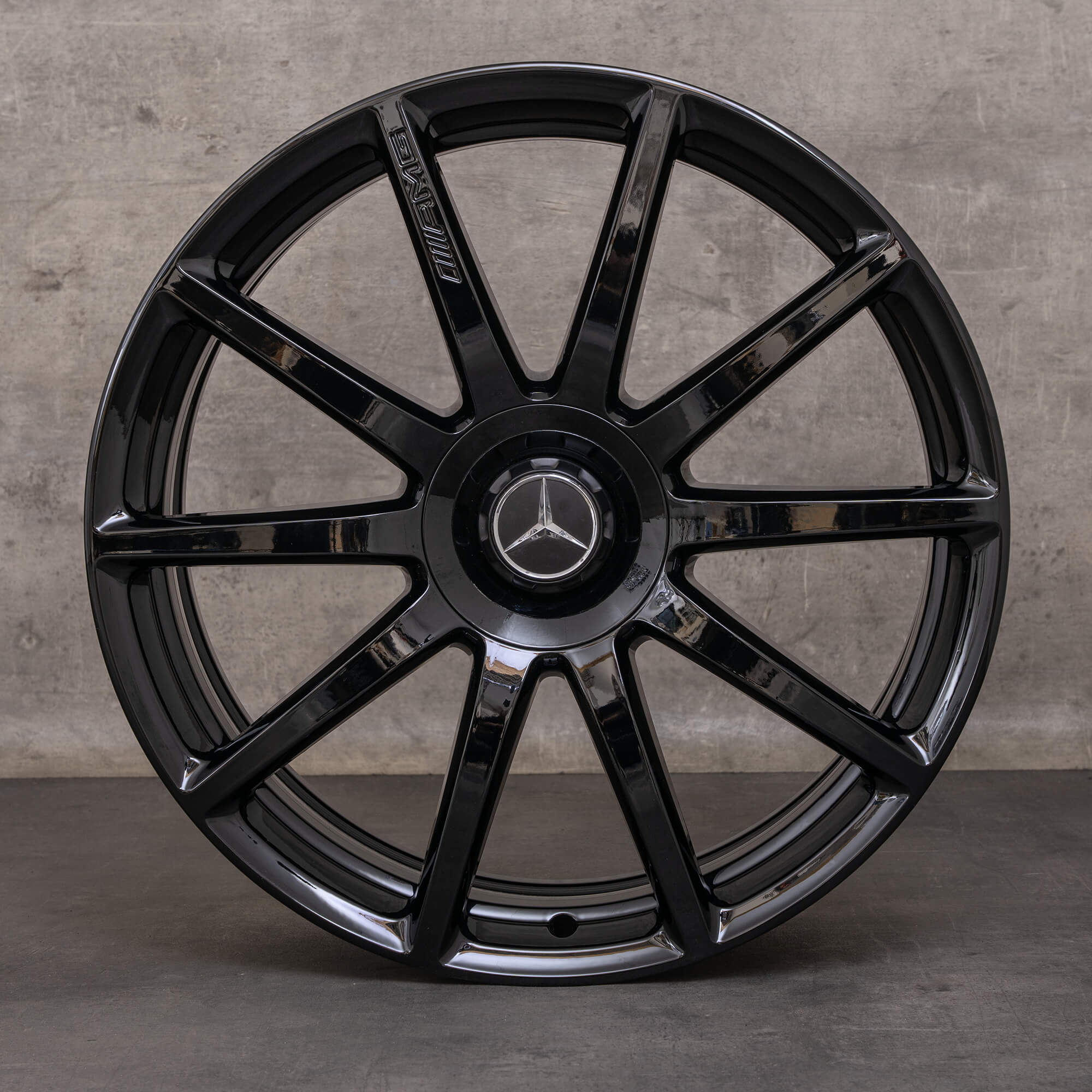 Genuine Mercedes Benz Classe S S63 S65 AMG ruote 20 pollici W222 C217 A217 A2224010600 A2224010700 nero lucido