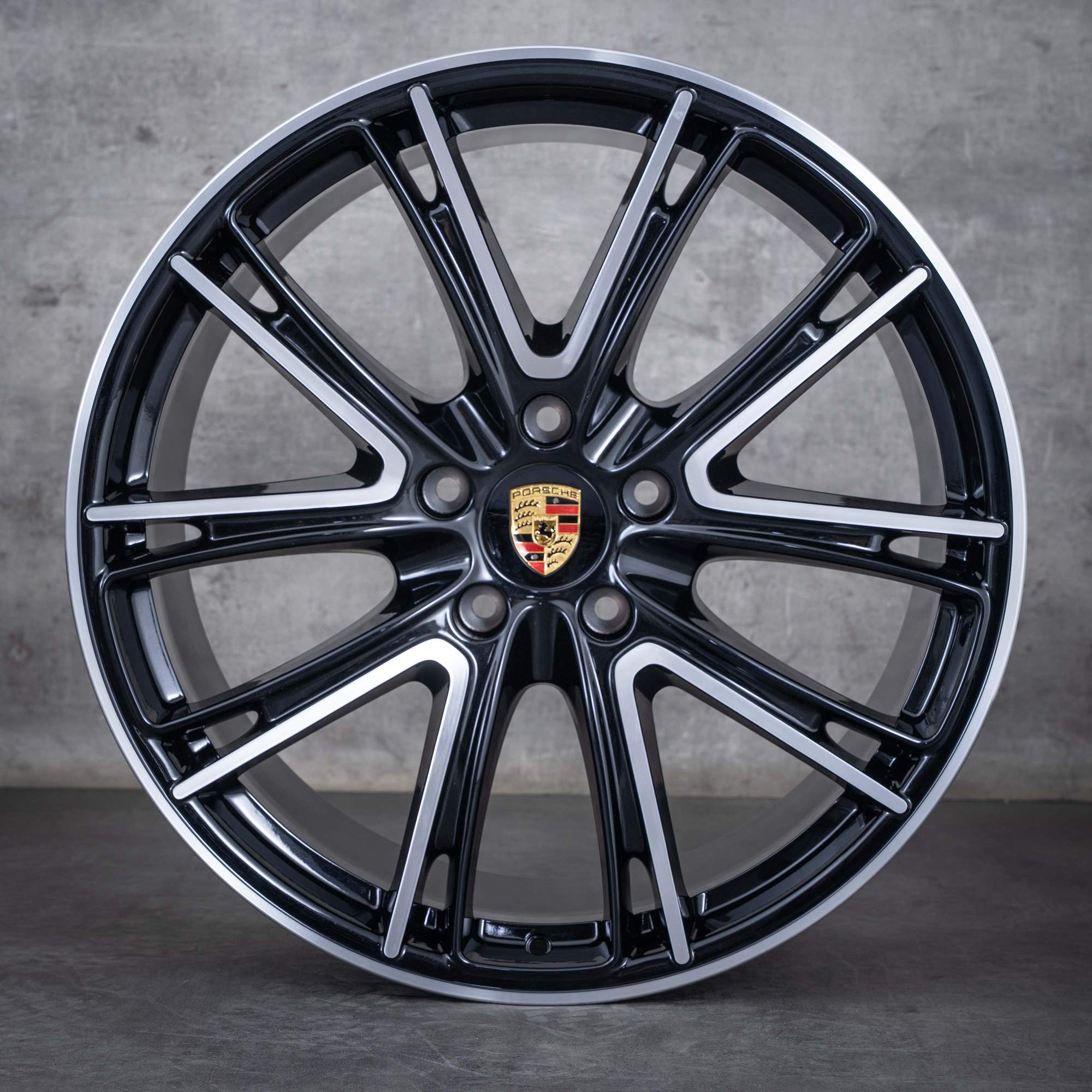 Alkuperäiset Porsche Panamera vanteet 21 tuumaa 971 Exclusiv Design 971601025M 971601025N musta kiillotettu UUTUUS
