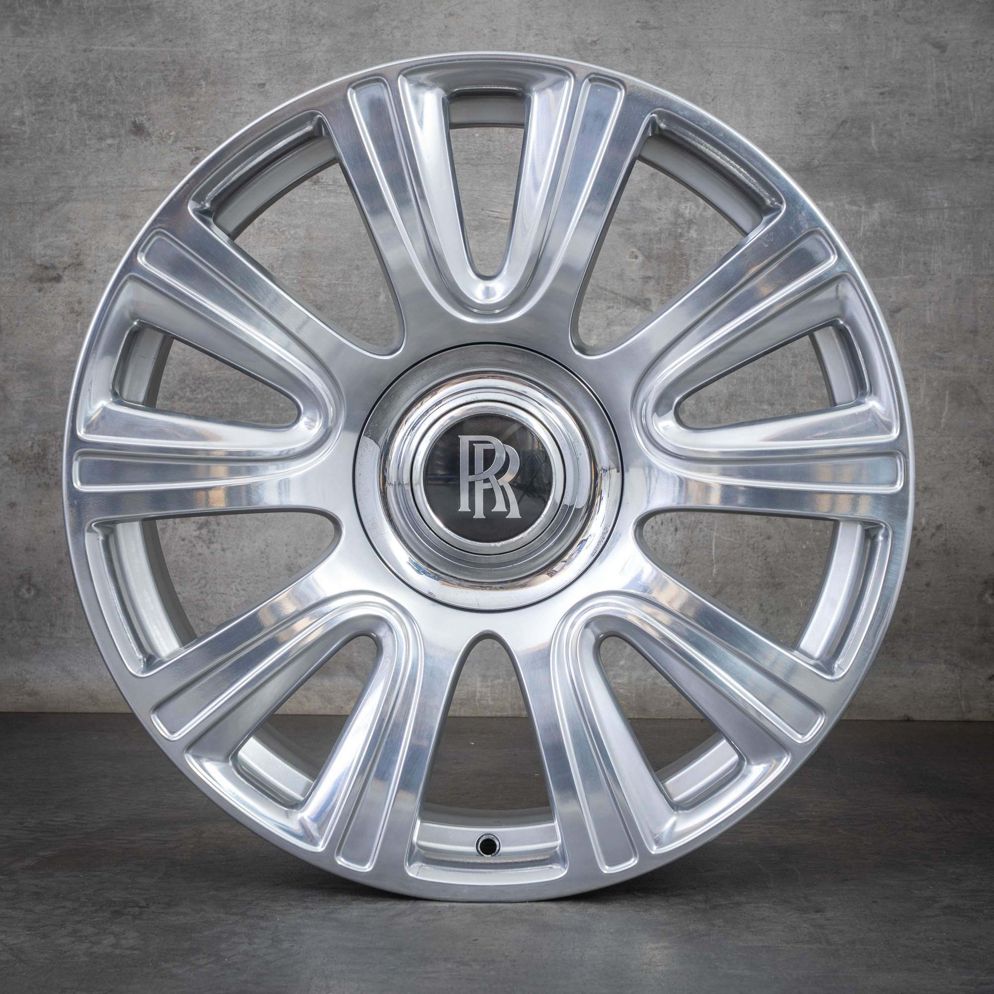 Oryginał Rolls Royce Ghost Wraith Dawn felgi 21 cali styl 653 6864987 6864988 chrom polerowany