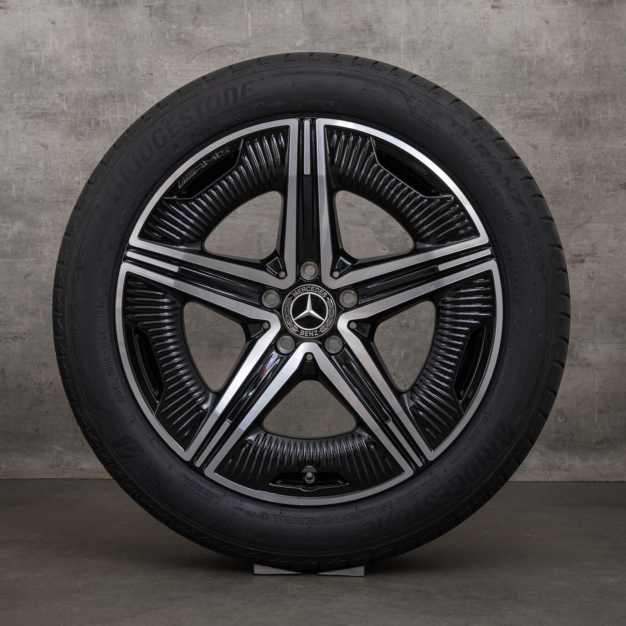 OEM Mercedes Benz EQE AMG rims 19 inch V295 summer wheels A2954012200 ...