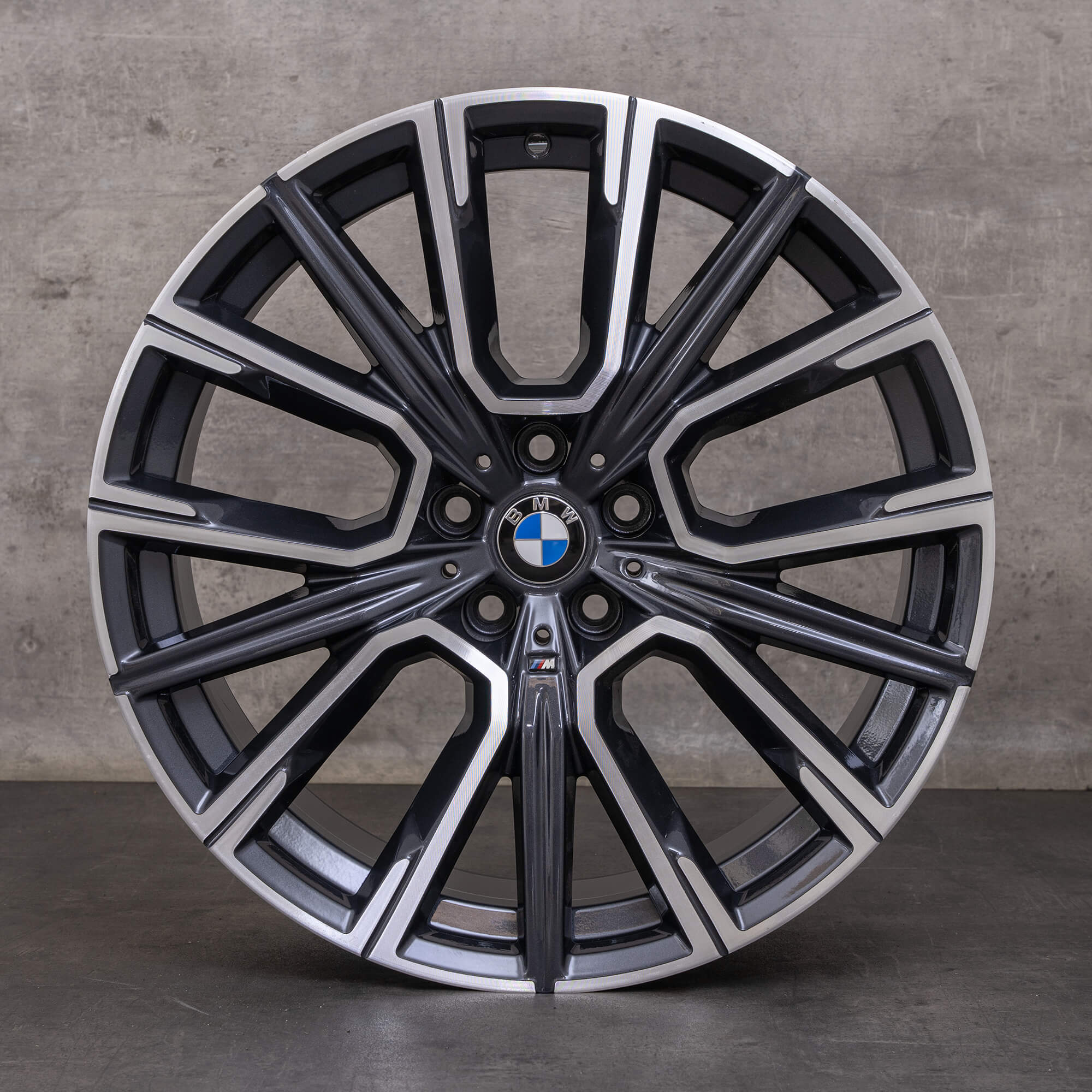 OEM BMW 6 Series 7 Rims 20 inch G32 G11 G12 Styling 817 M 8090096 8090097 orbit gray glossy turned