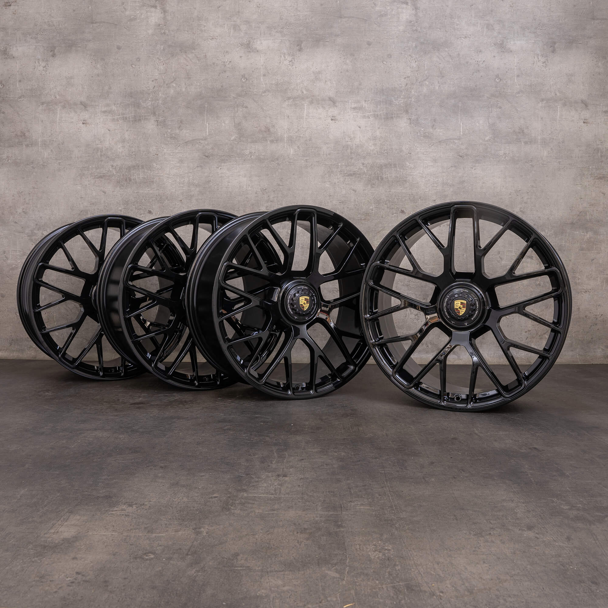 Originale Porsche 911 fælge 20 tommer 991 I & II GT3 99136216234 99136216634 sort blank