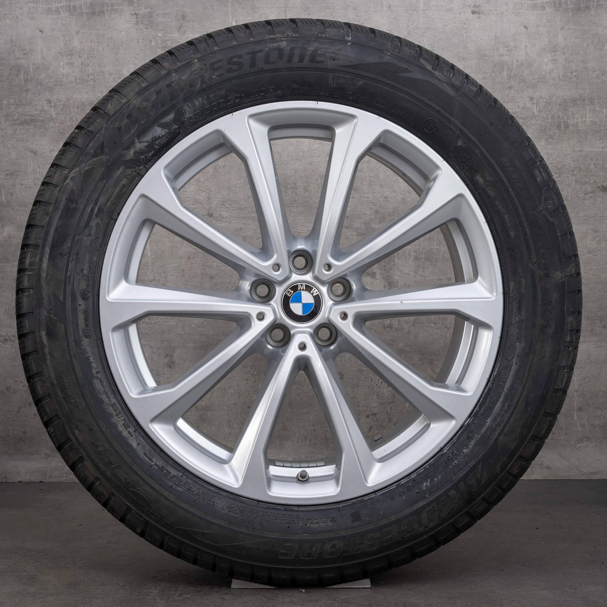 Jantes BMW 20 pouces X7 G07 jantes alloy style 750 pneus hiver roues 6880688