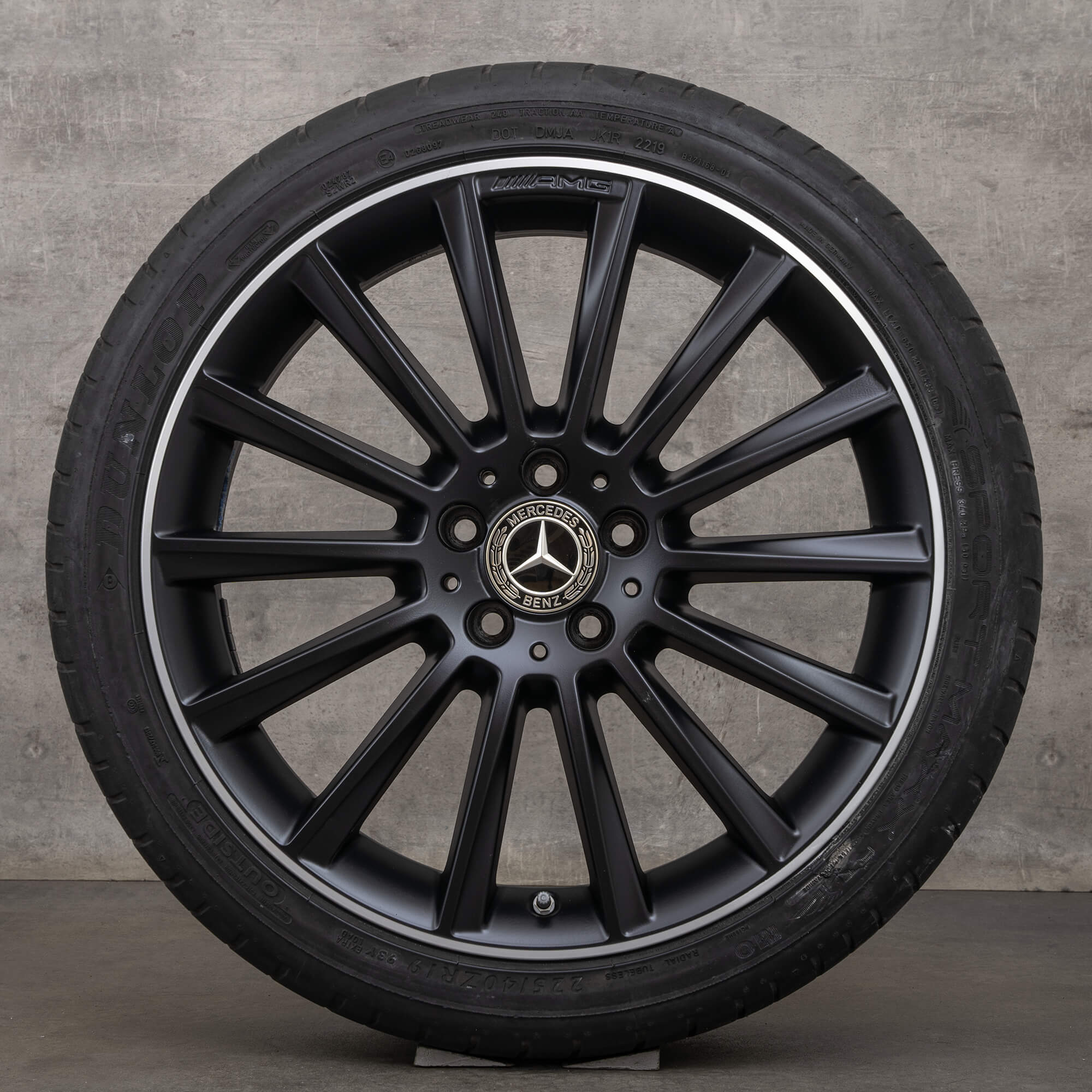 AMG Mercedes Benz C Klasse C43 C450 W205 vinterhjul 19 tommer fælge vinterdæk